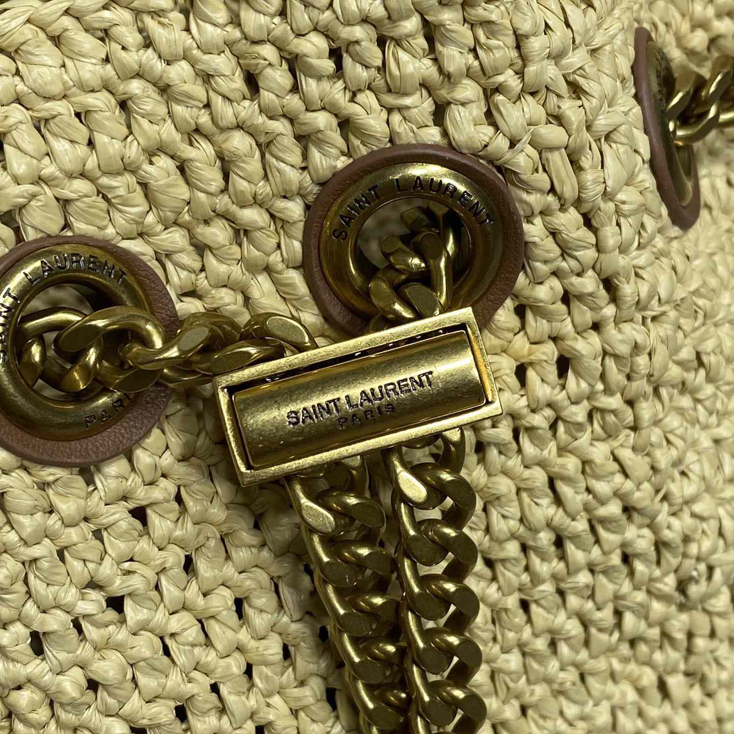 Saint Laurent Mini Joe In Raffia - DopestKickz