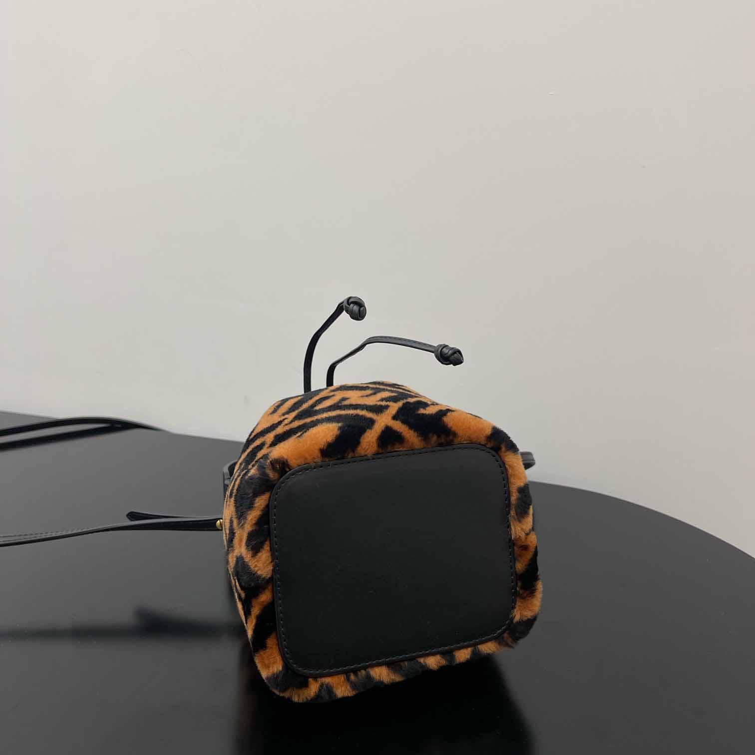 Fendi Mon Tresor Mini-bag in brown sheepskin - DopestKickz