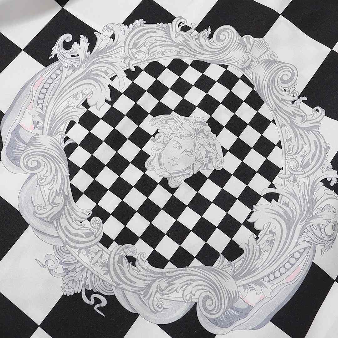 Versace Medusa Contrasto Silk Shirt - DopestKickz