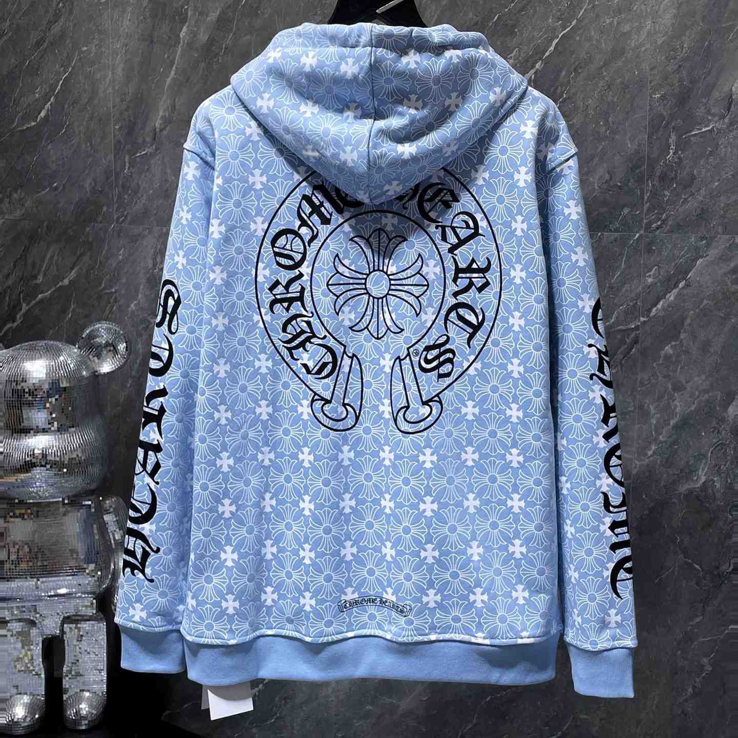 Chrome Hearts Horseshoe Zip Up Hoodie  - DopestKickz
