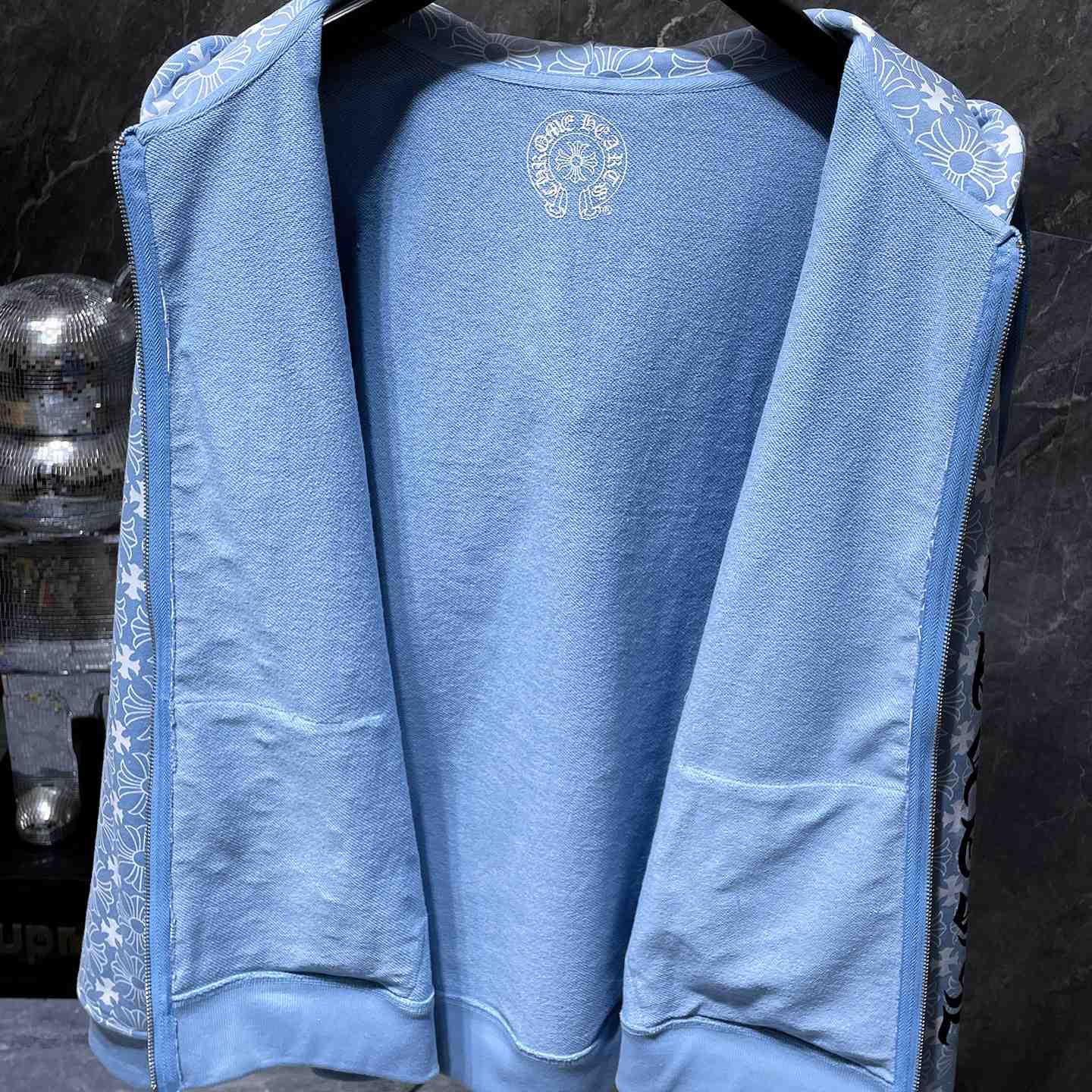 Chrome Hearts Horseshoe Zip Up Hoodie  - DopestKickz