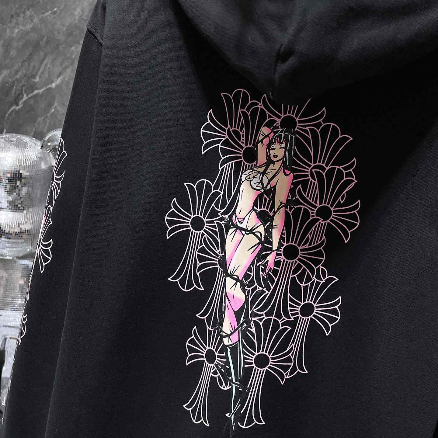 Chrome Hearts Zip Up Hoodie  - DopestKickz