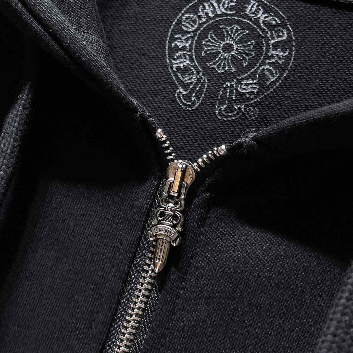 Chrome Hearts Zip Up Hoodie  - DopestKickz
