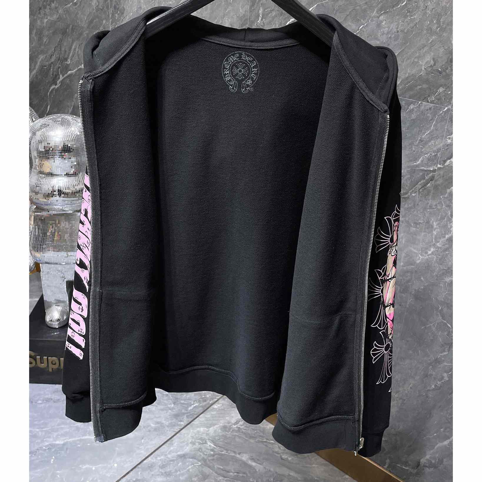 Chrome Hearts Zip Up Hoodie  - DopestKickz