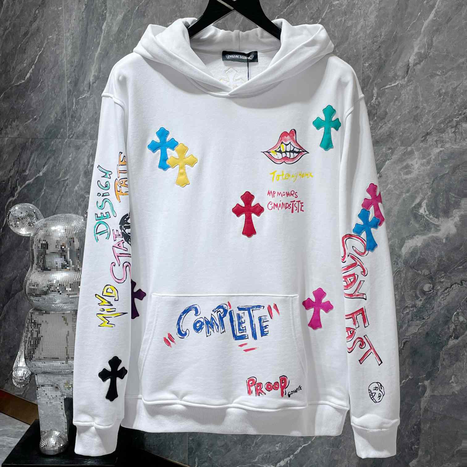 Chrome Hearts Cross Hoodie - DopestKickz