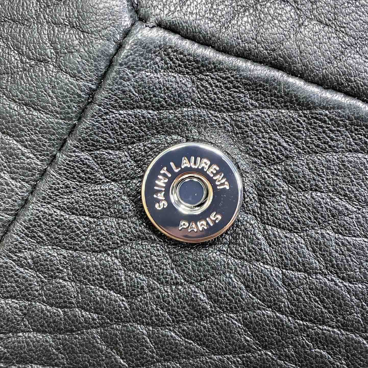 Saint Laurent Cassandre Envelope Messenger In Lambskin - DopestKickz