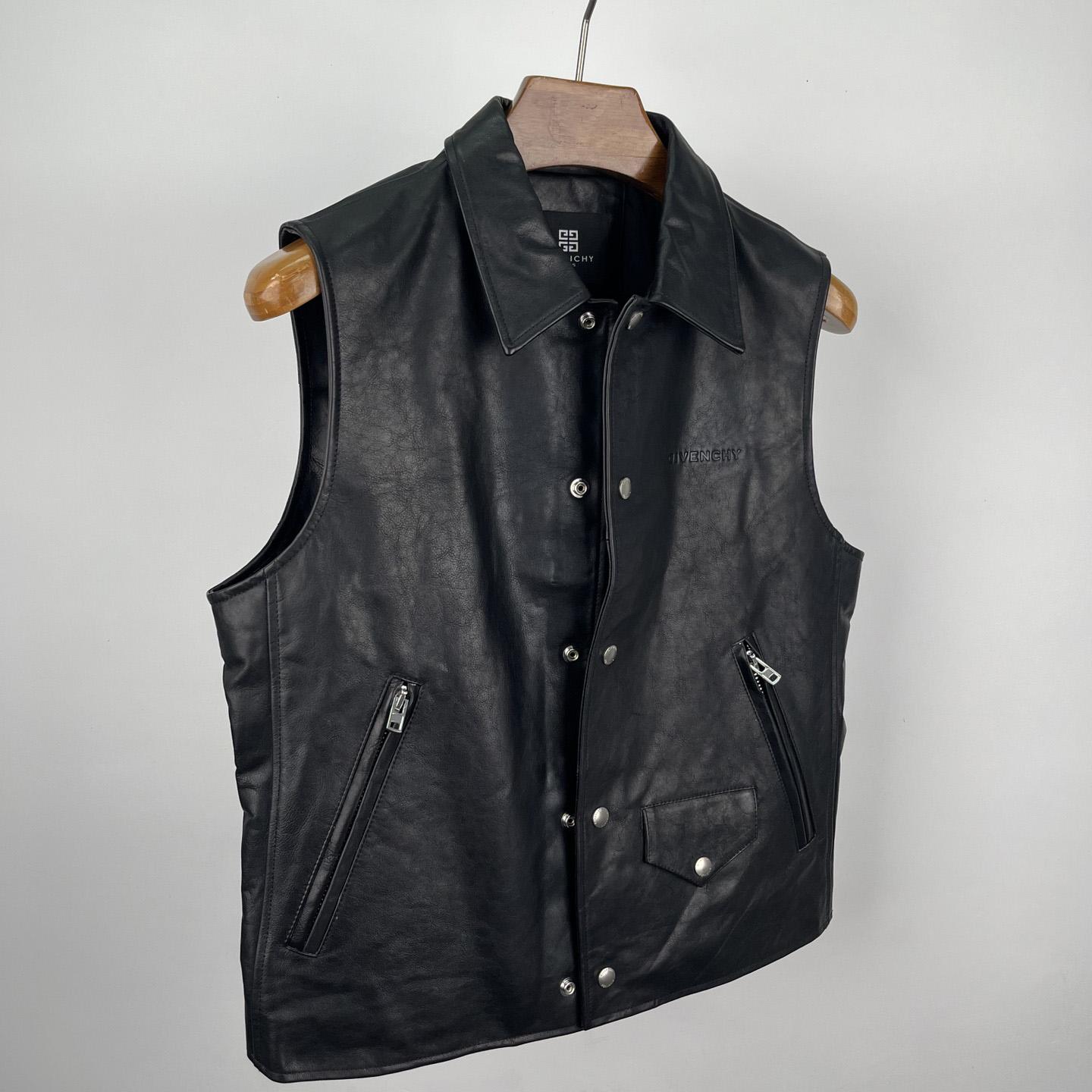 Givenchy Waistcoat In Leather - DopestKickz