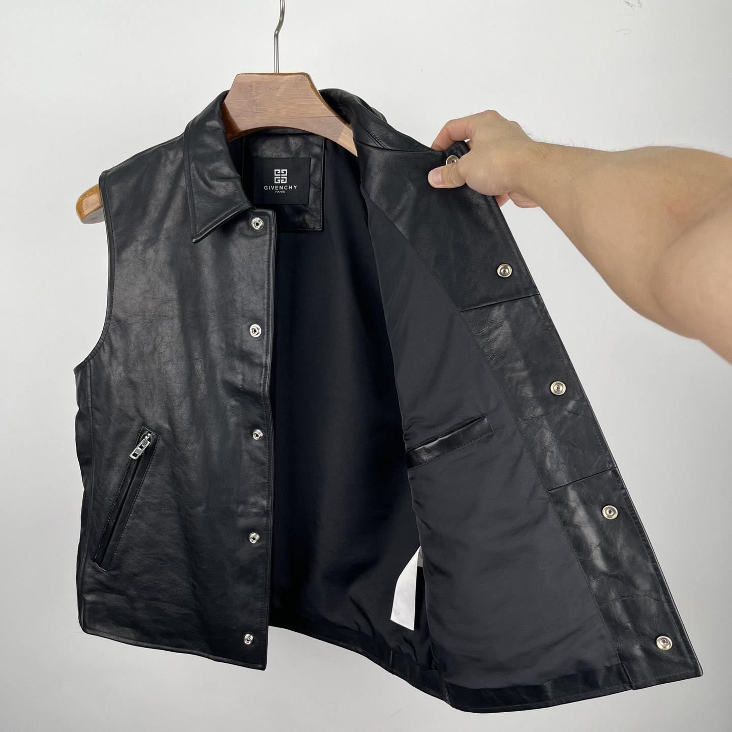 Givenchy Waistcoat In Leather - DopestKickz