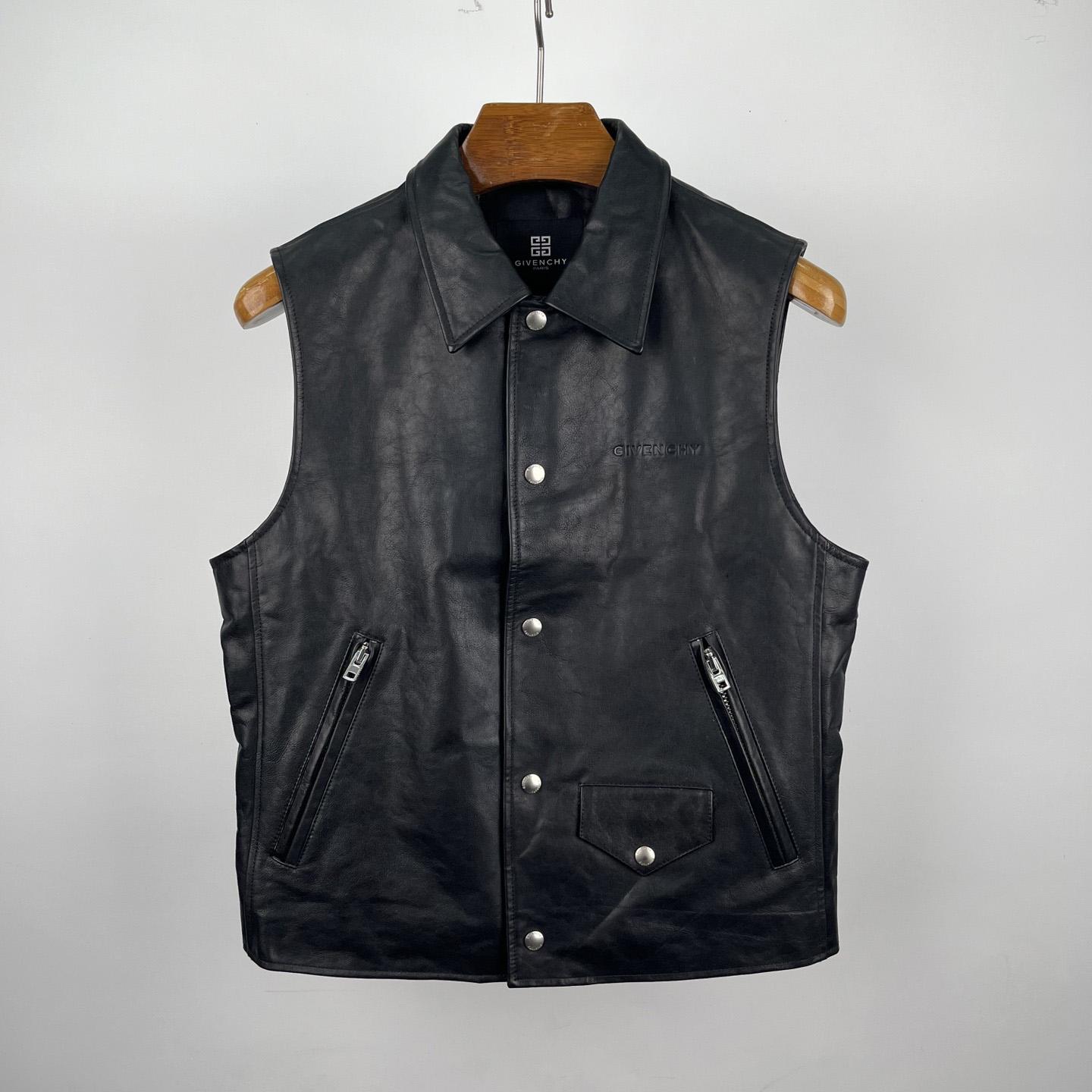 Givenchy Waistcoat In Leather - DopestKickz