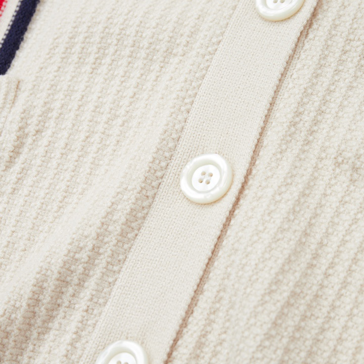 Gucci Knit Cotton Cardigan With Patch - DopestKickz