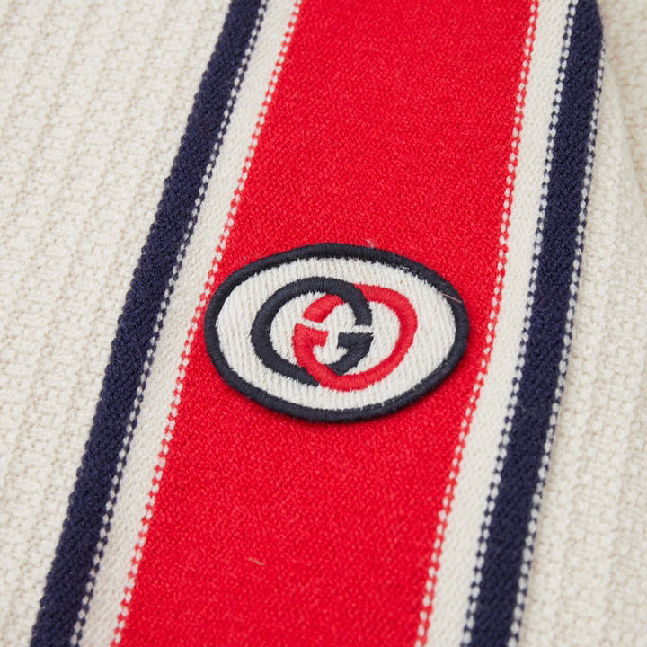 Gucci Knit Cotton Cardigan With Patch - DopestKickz
