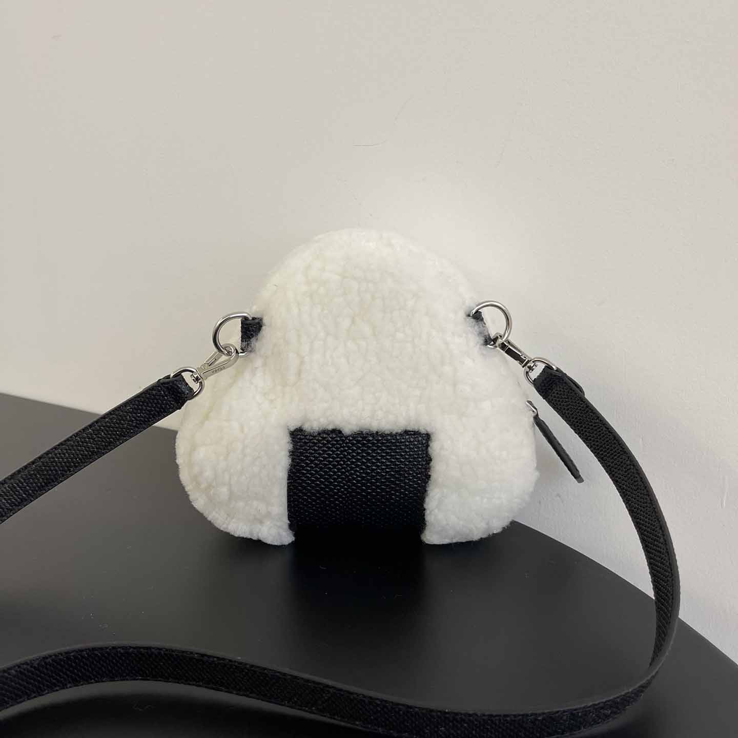 Fendi Natural Charm Logo Lettering Crossbody Bag - DopestKickz