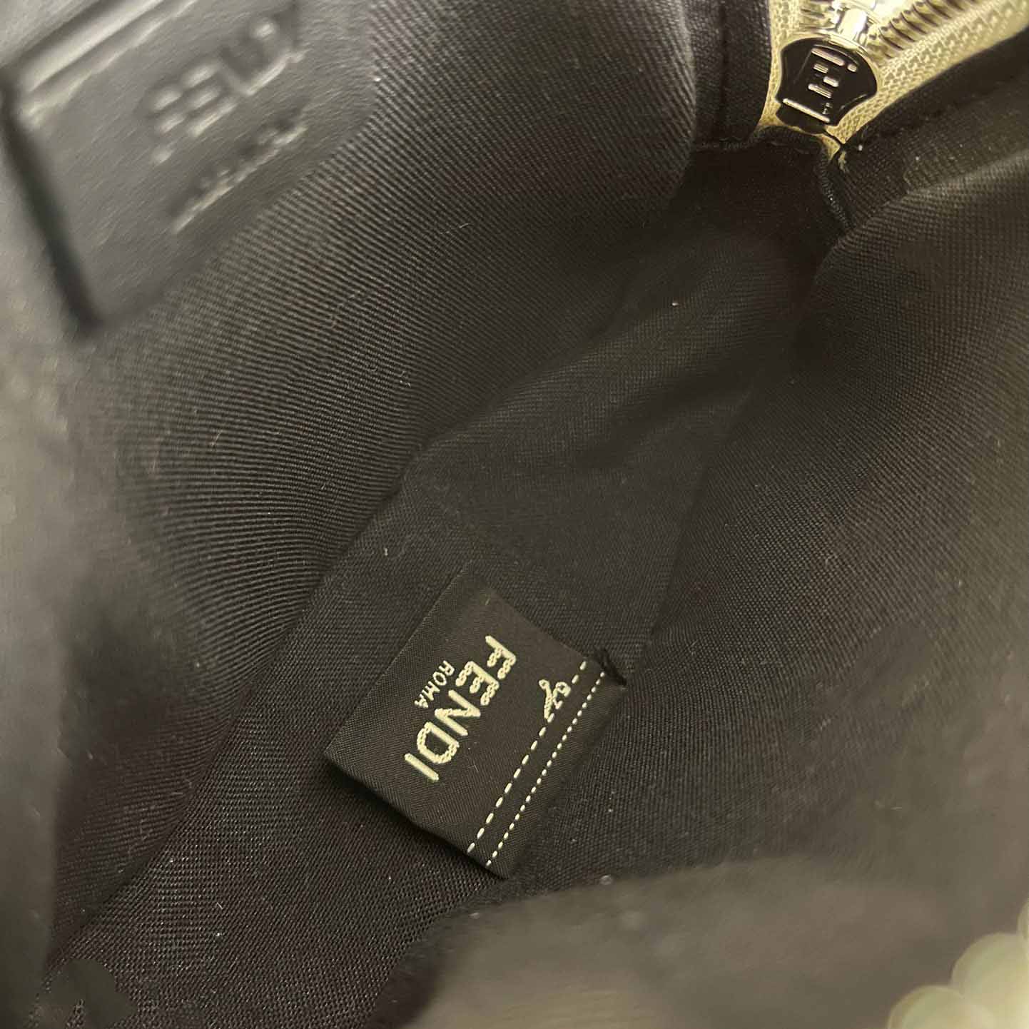 Fendi Natural Charm Logo Lettering Crossbody Bag - DopestKickz