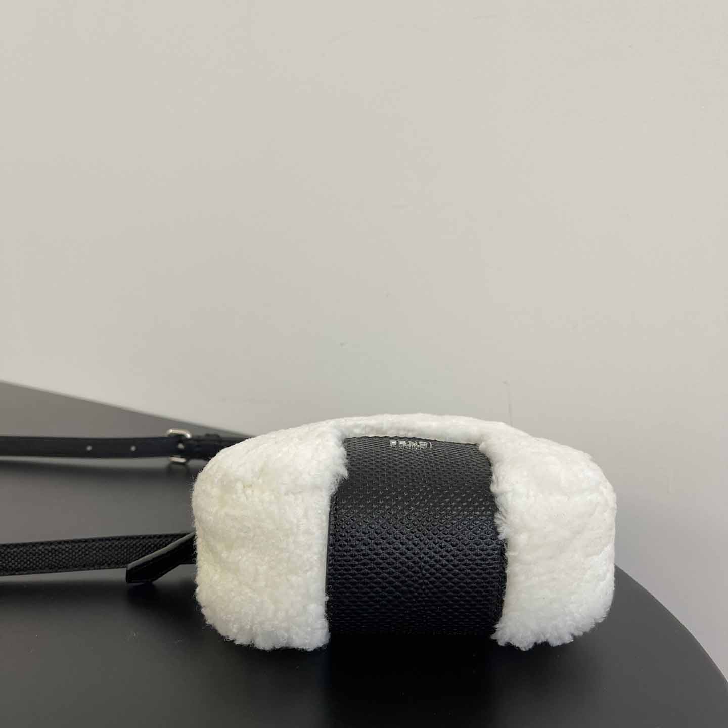 Fendi Natural Charm Logo Lettering Crossbody Bag - DopestKickz