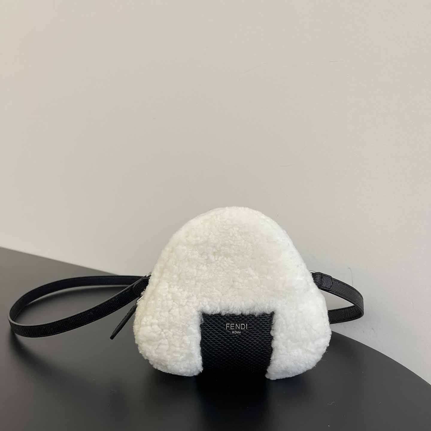 Fendi Natural Charm Logo Lettering Crossbody Bag - DopestKickz