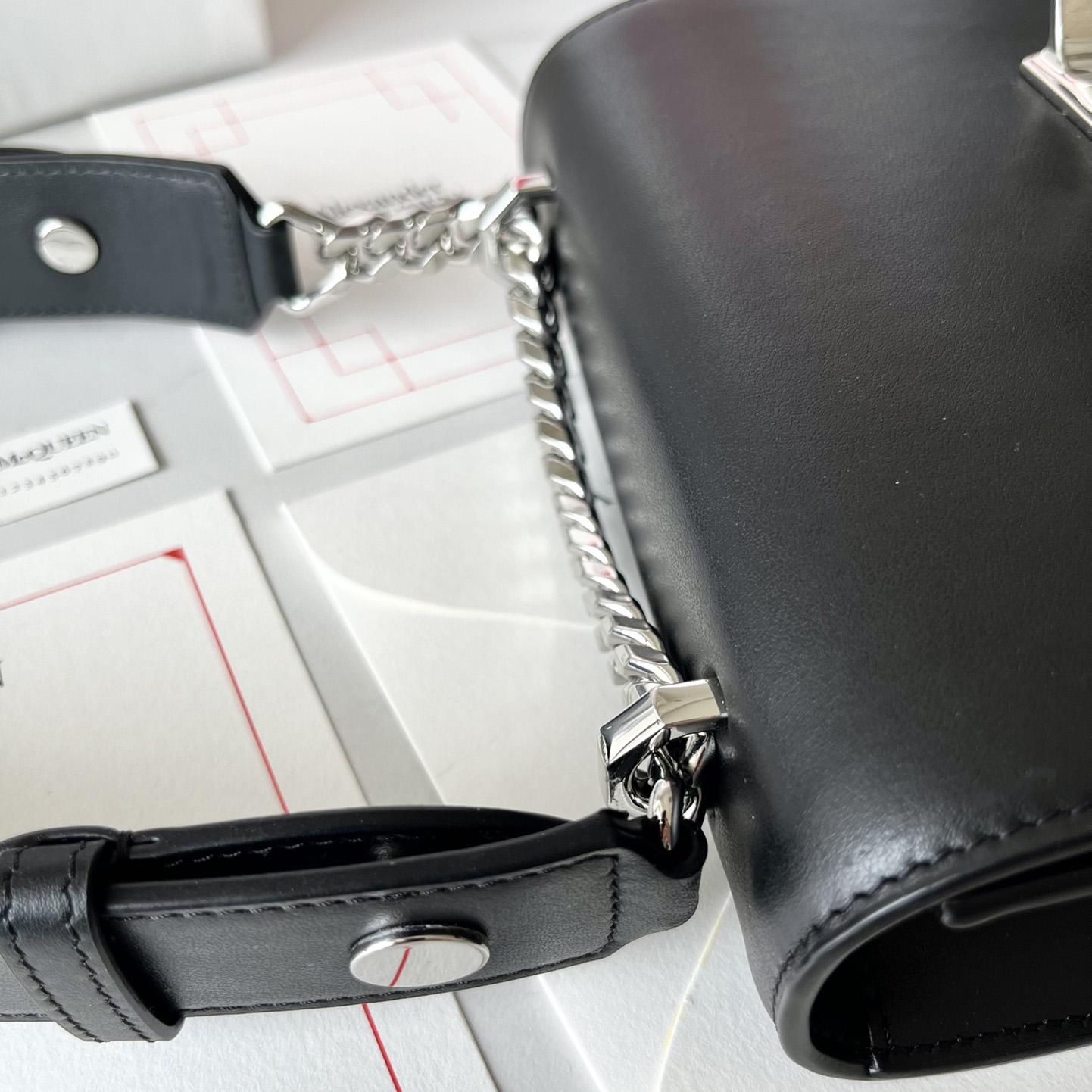 Alexander McQueen The Biker Mini Jewelled Satchel 'Black' (18*12*6cm) - DopestKickz