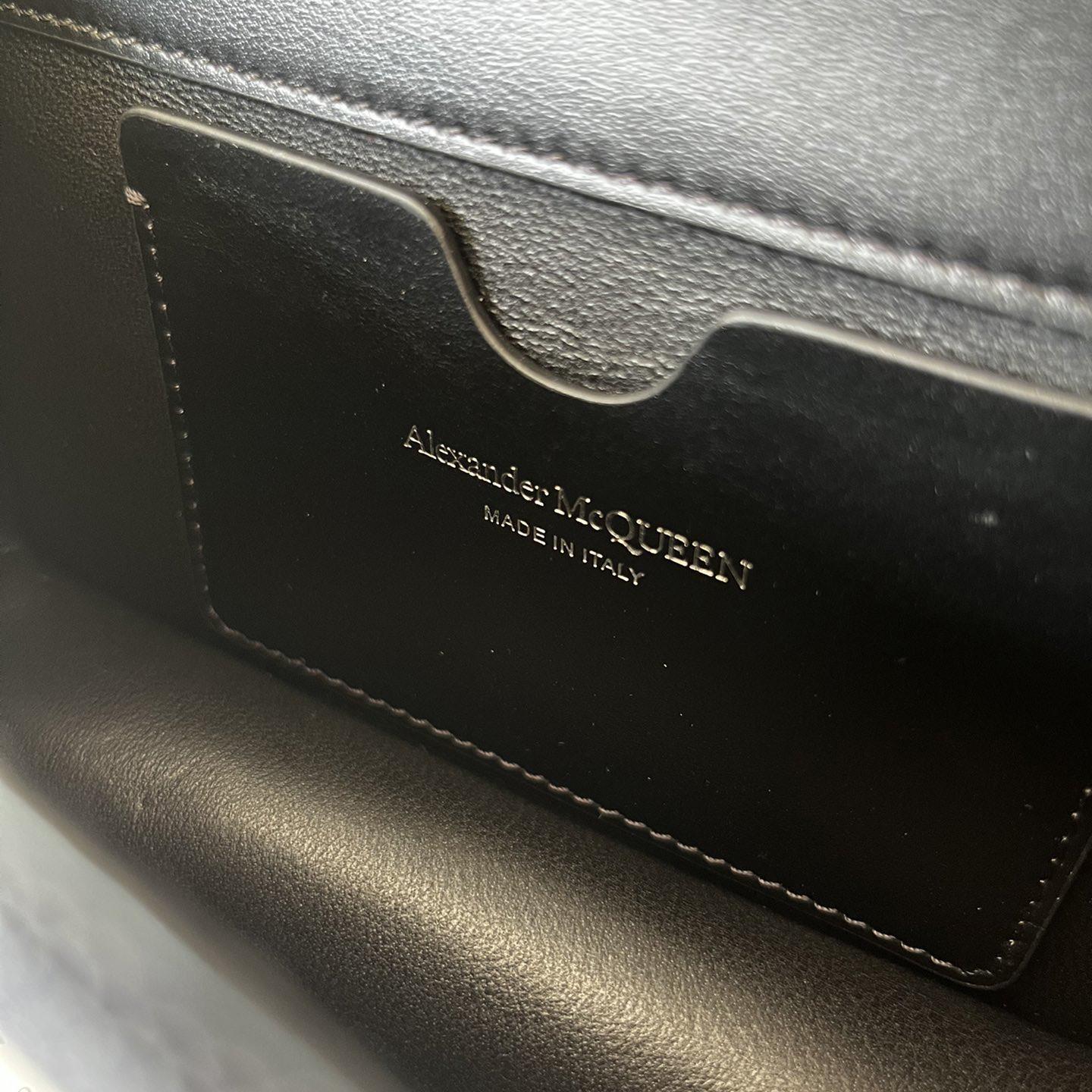 Alexander McQueen The Biker Mini Jewelled Satchel 'Black' (18*12*6cm) - DopestKickz