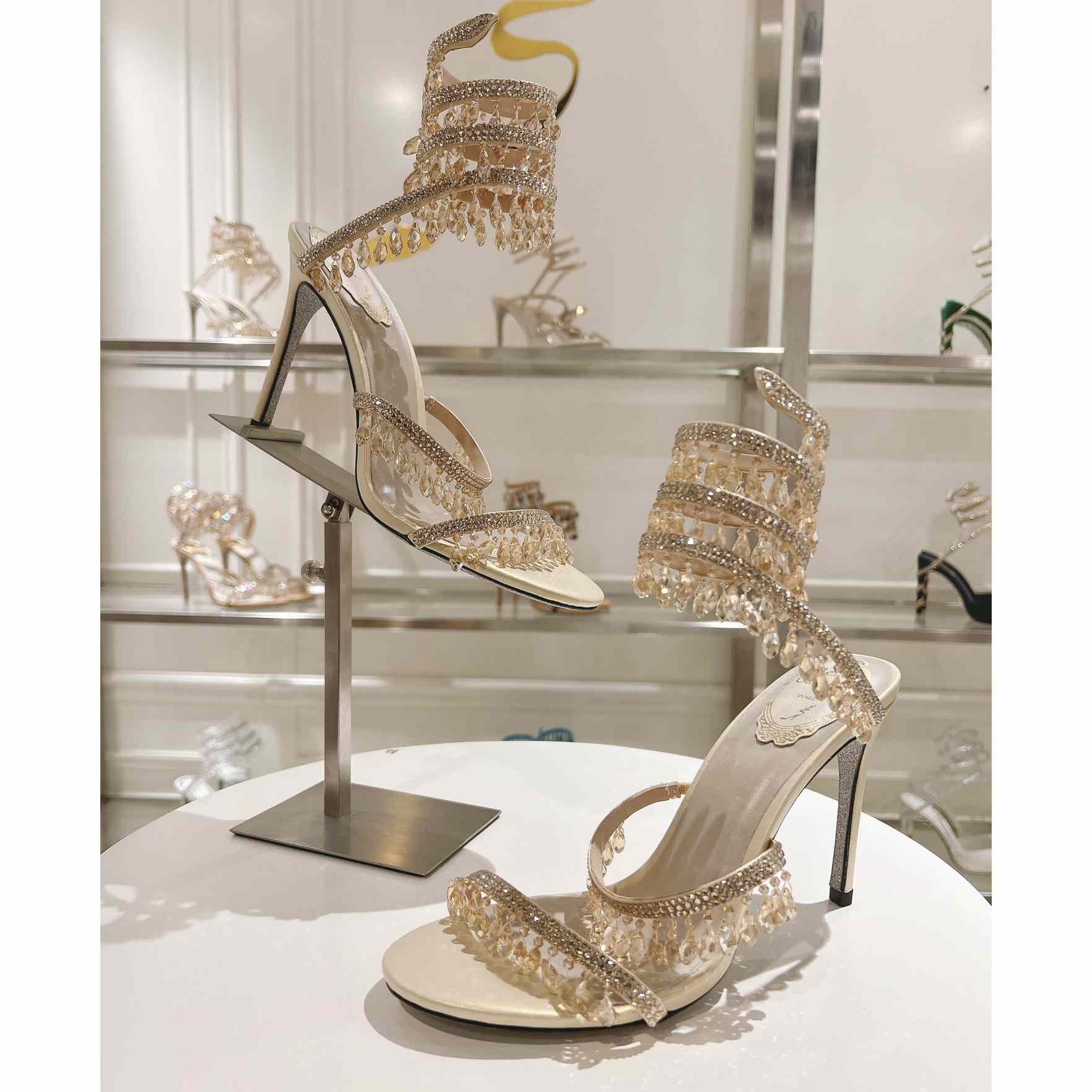 Rene Caovilla Natural Chandelier Sandals - DopestKickz