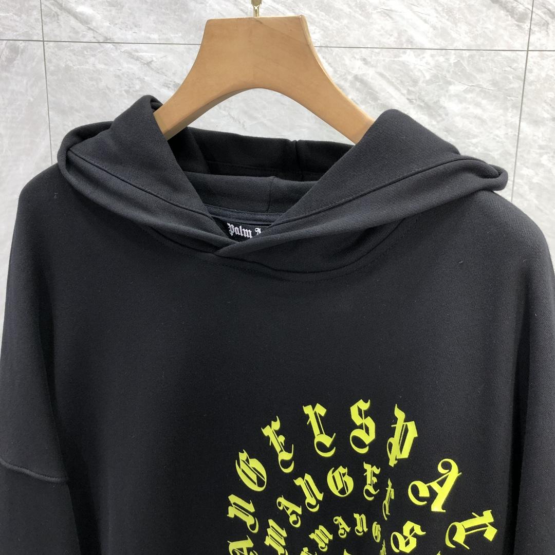 Palm Angels Black Vertigo Hoodie - DopestKickz
