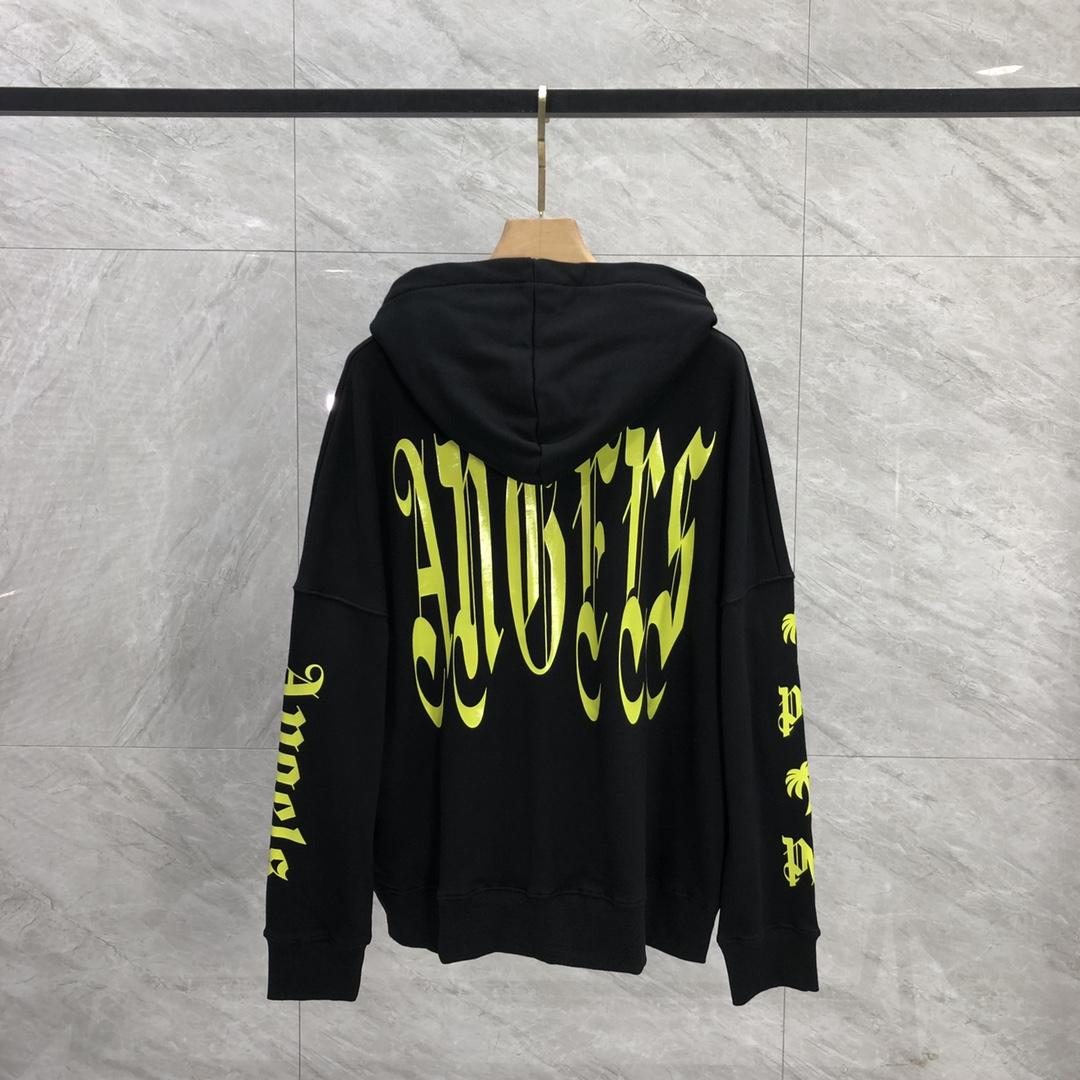 Palm Angels Black Vertigo Hoodie - DopestKickz