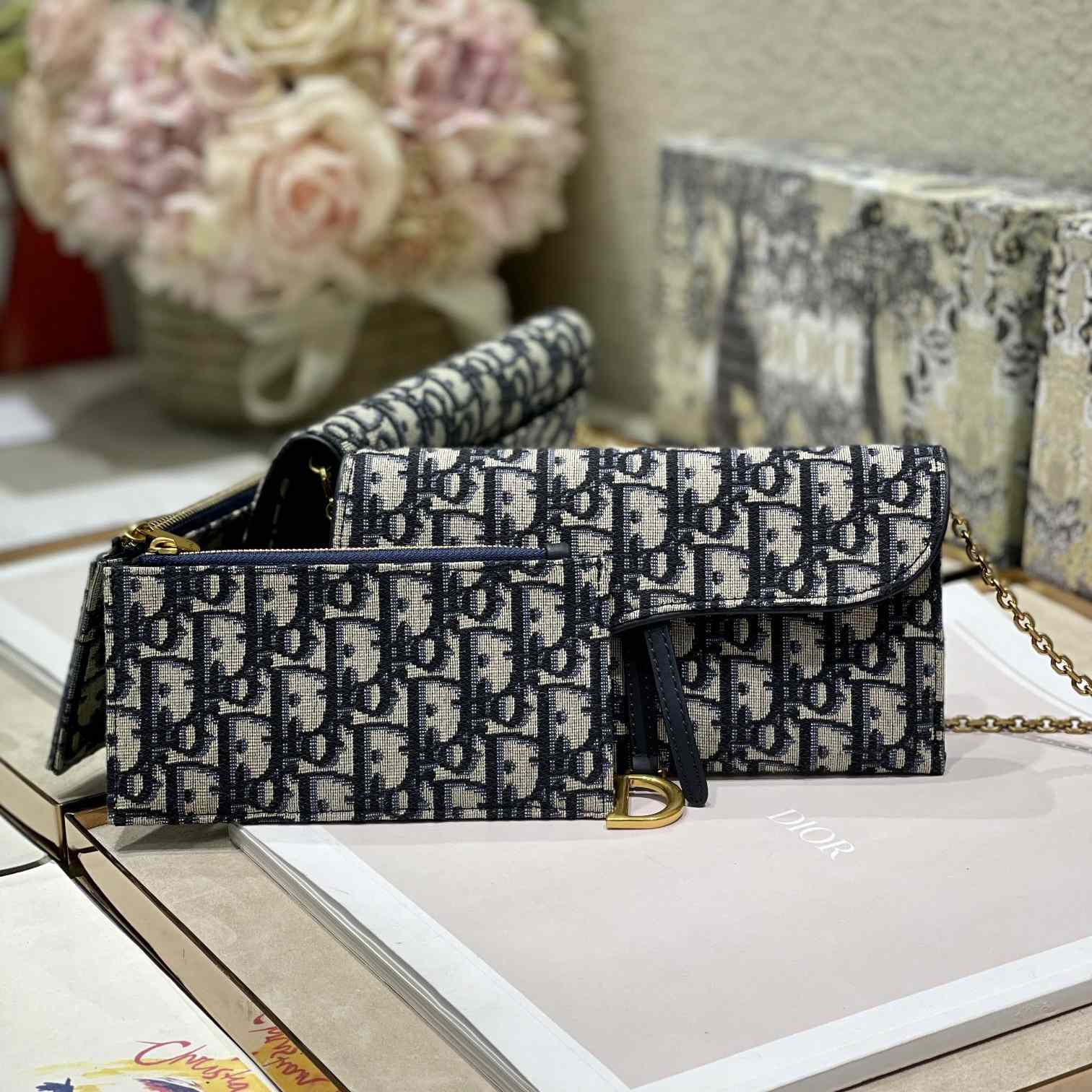Dior Saddle Pouch With Chain - DopestKickz