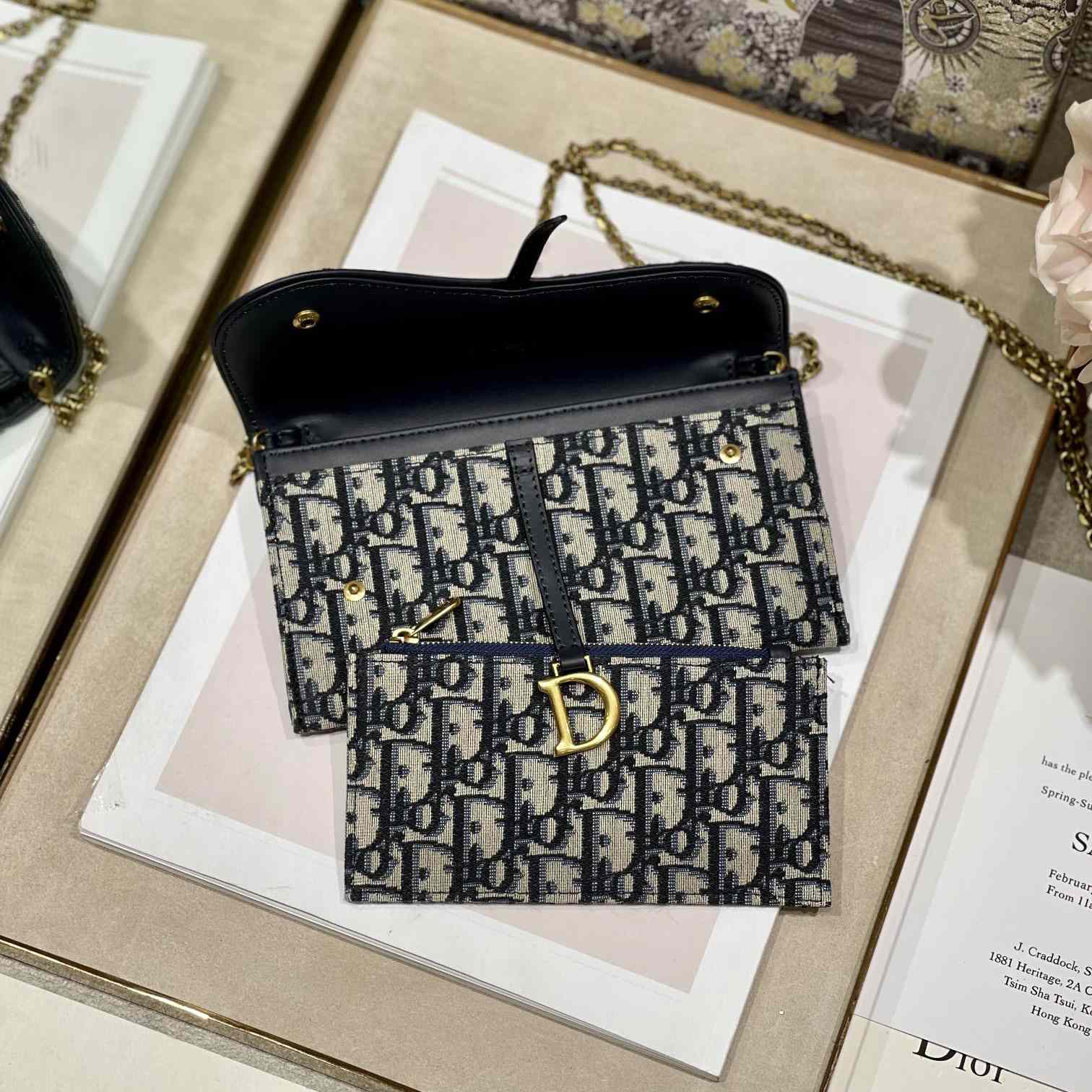 Dior Saddle Pouch With Chain - DopestKickz