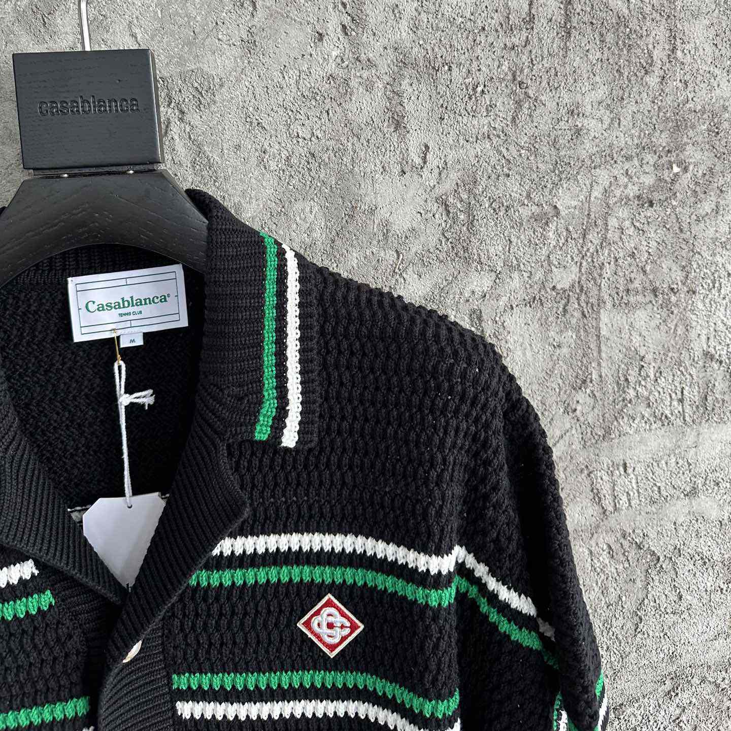 Casablanca Tennis Crochet Shirt - DopestKickz