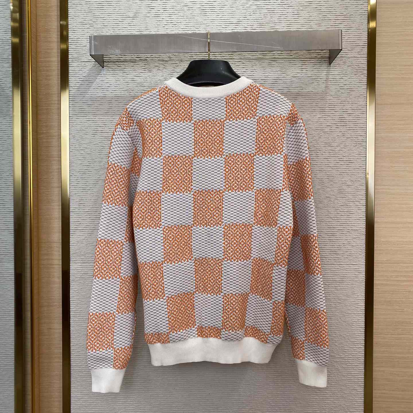 Louis Vuitton Damier Jacquard Cotton Pullover - DopestKickz