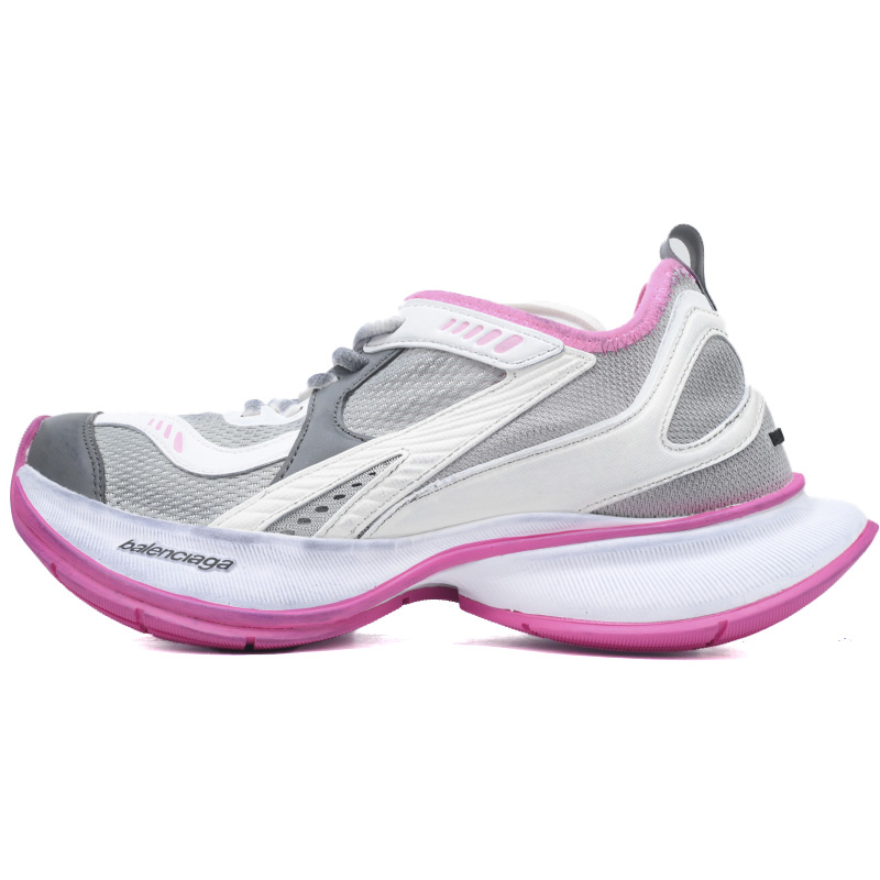 Balenciaga Circuit Sneaker In Grey, White And Pink - DopestKickz