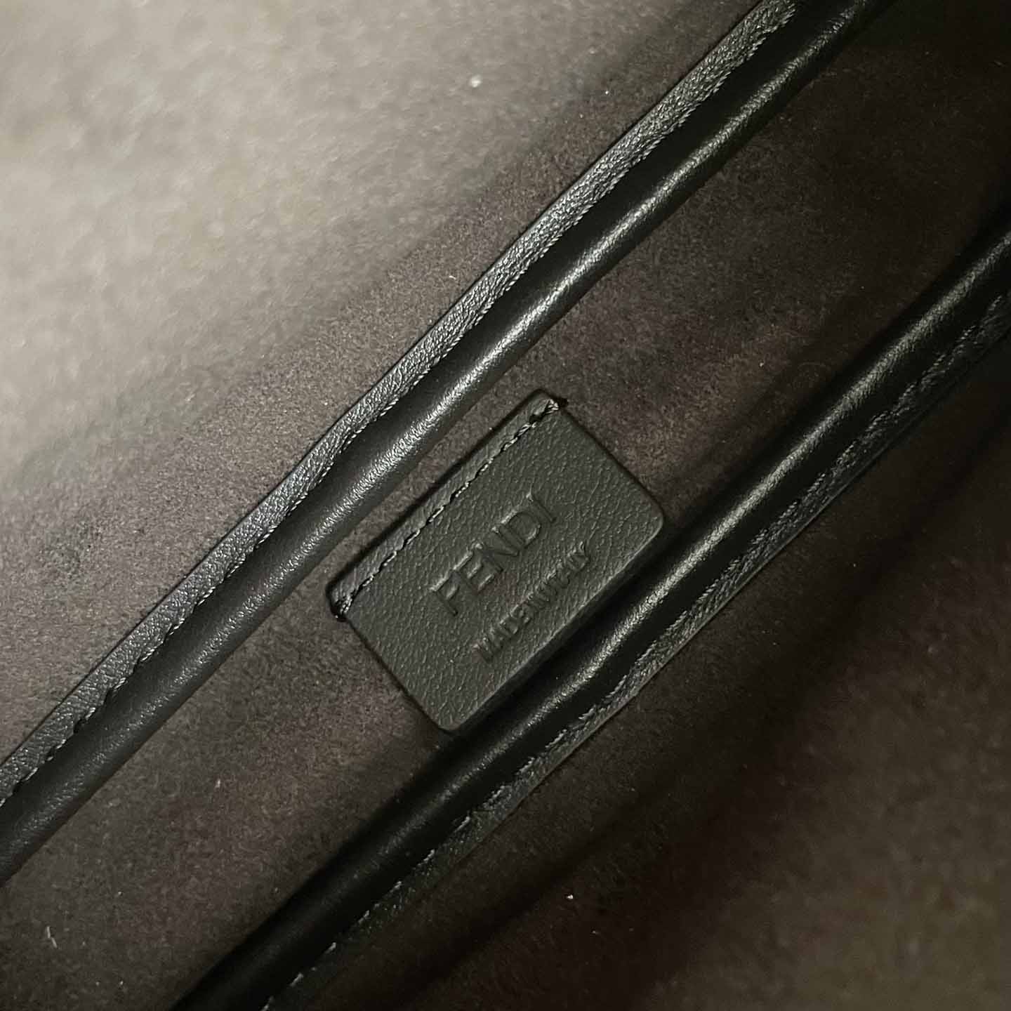 Fendi Simply Fendi Mini Brown FF Jacquard Fabric Mini Bag - DopestKickz