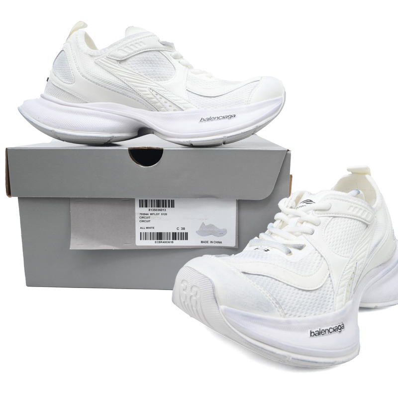 Balenciaga Circuit Sneaker In White  - DopestKickz