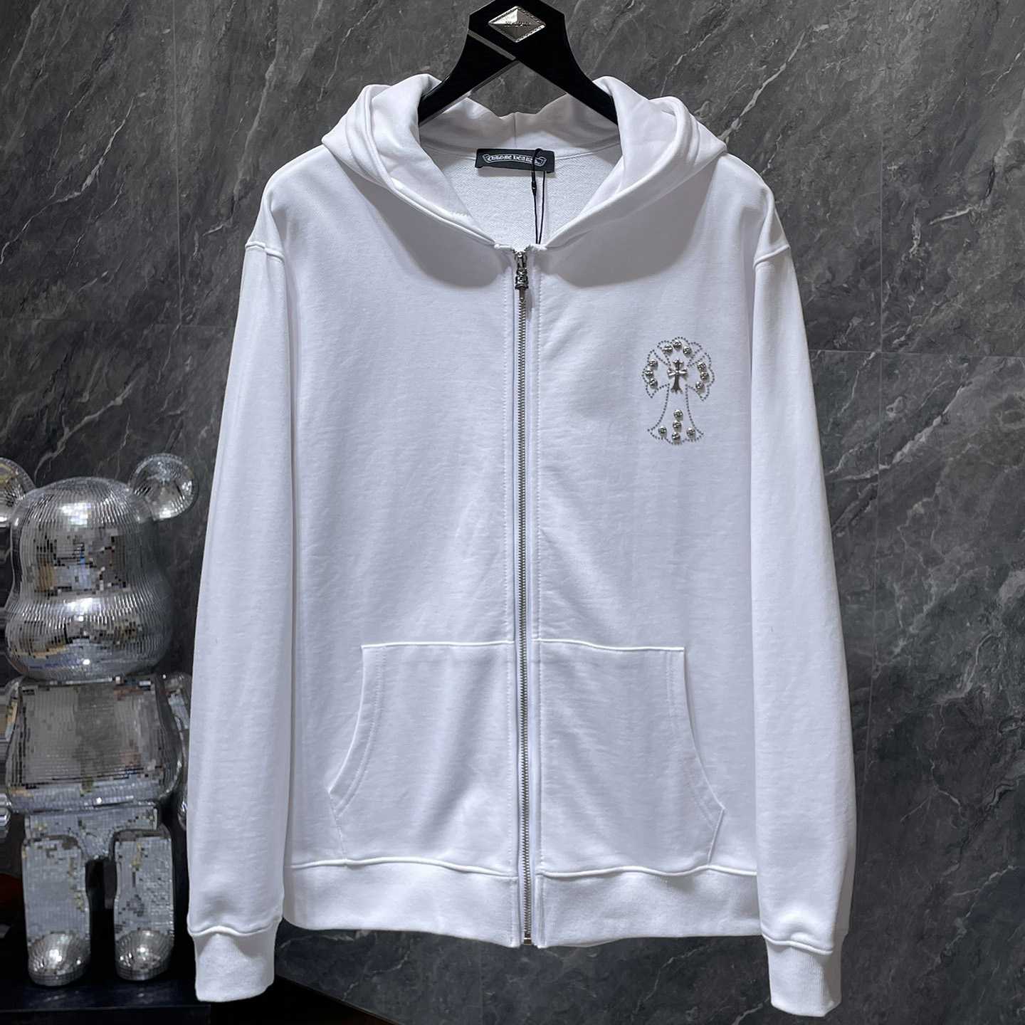 Chrome Hearts Zip Up Hoodie  - DopestKickz