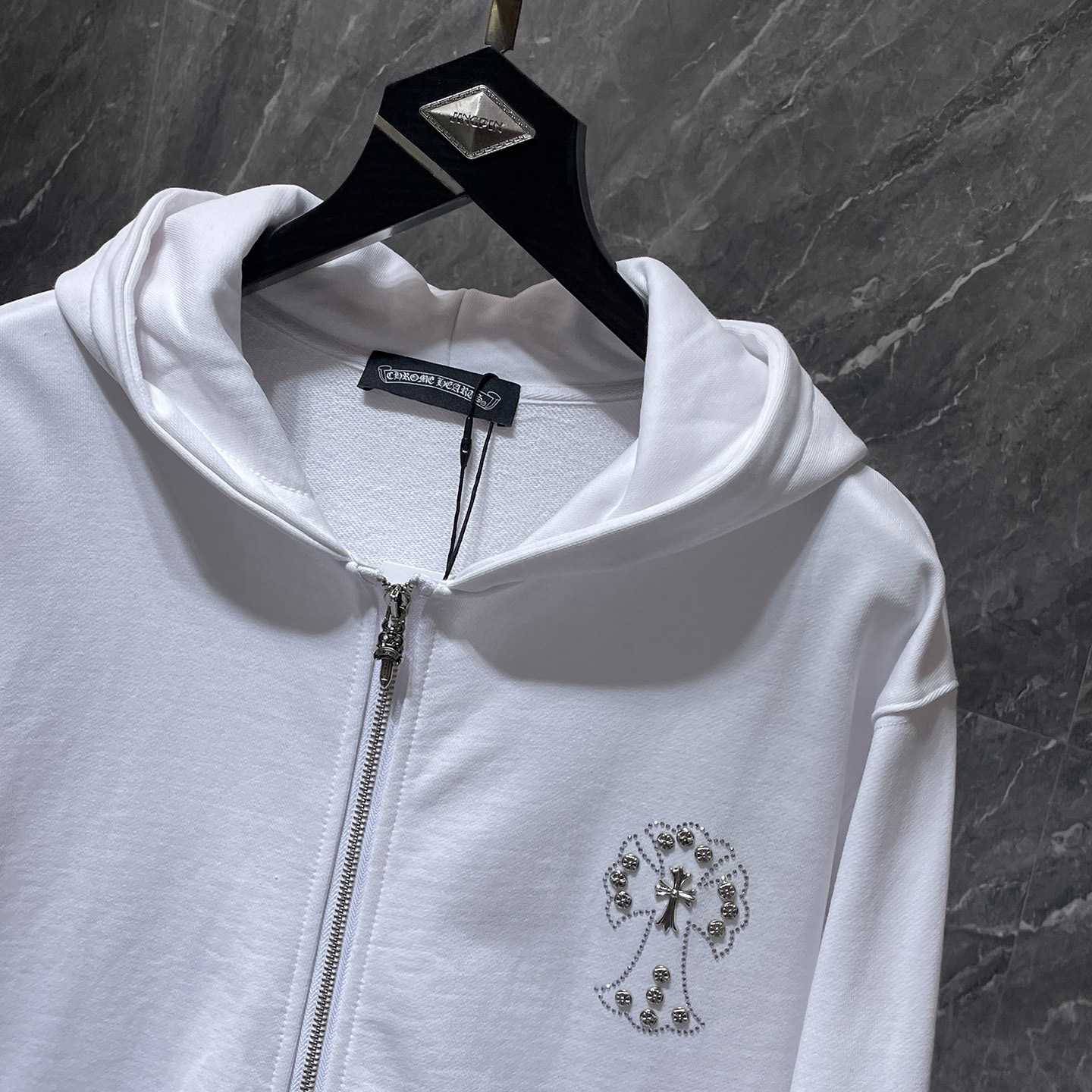 Chrome Hearts Zip Up Hoodie  - DopestKickz