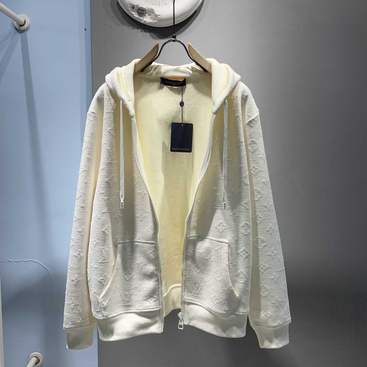 Louis Vuitton Monogram Zip Through Hoodie - DopestKickz