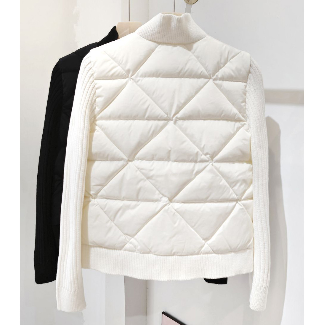 Prada Quilted Re-Nylon And Cashmere Jacket - DopestKickz