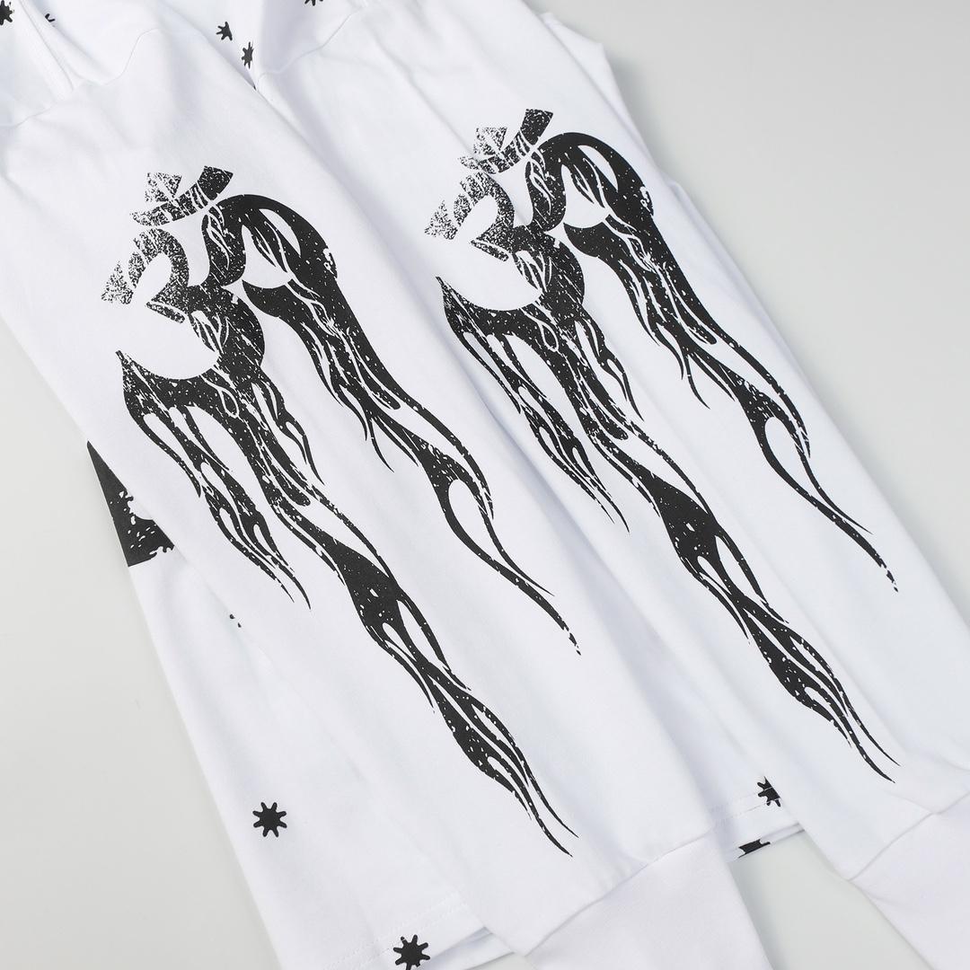 Hellstar Meteor Flame Limited Edition Long Sleeve T-Shirt - DopestKickz