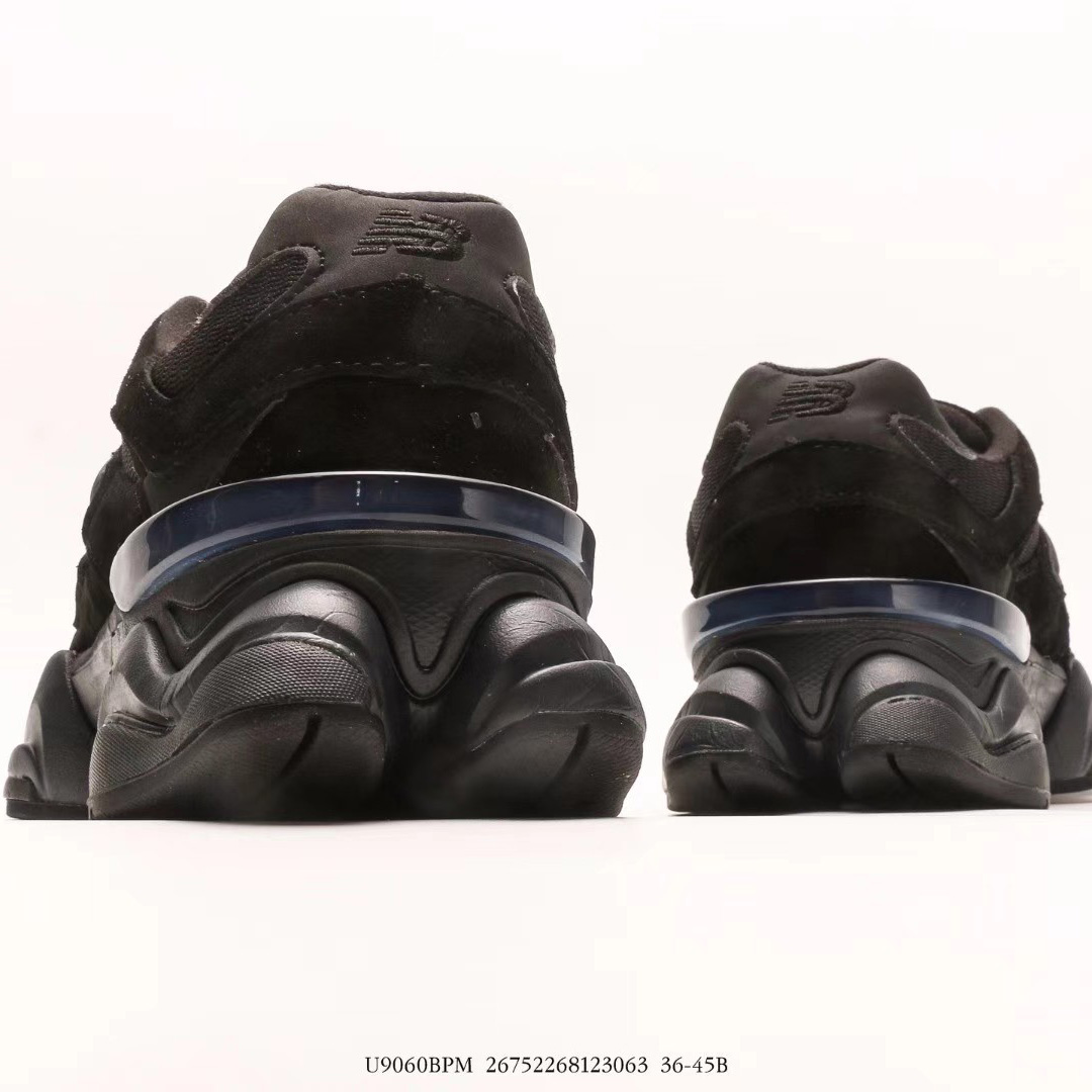 New Balance NB 9060  “Triple Black”  Sneakers      U9060BPM - DopestKickz