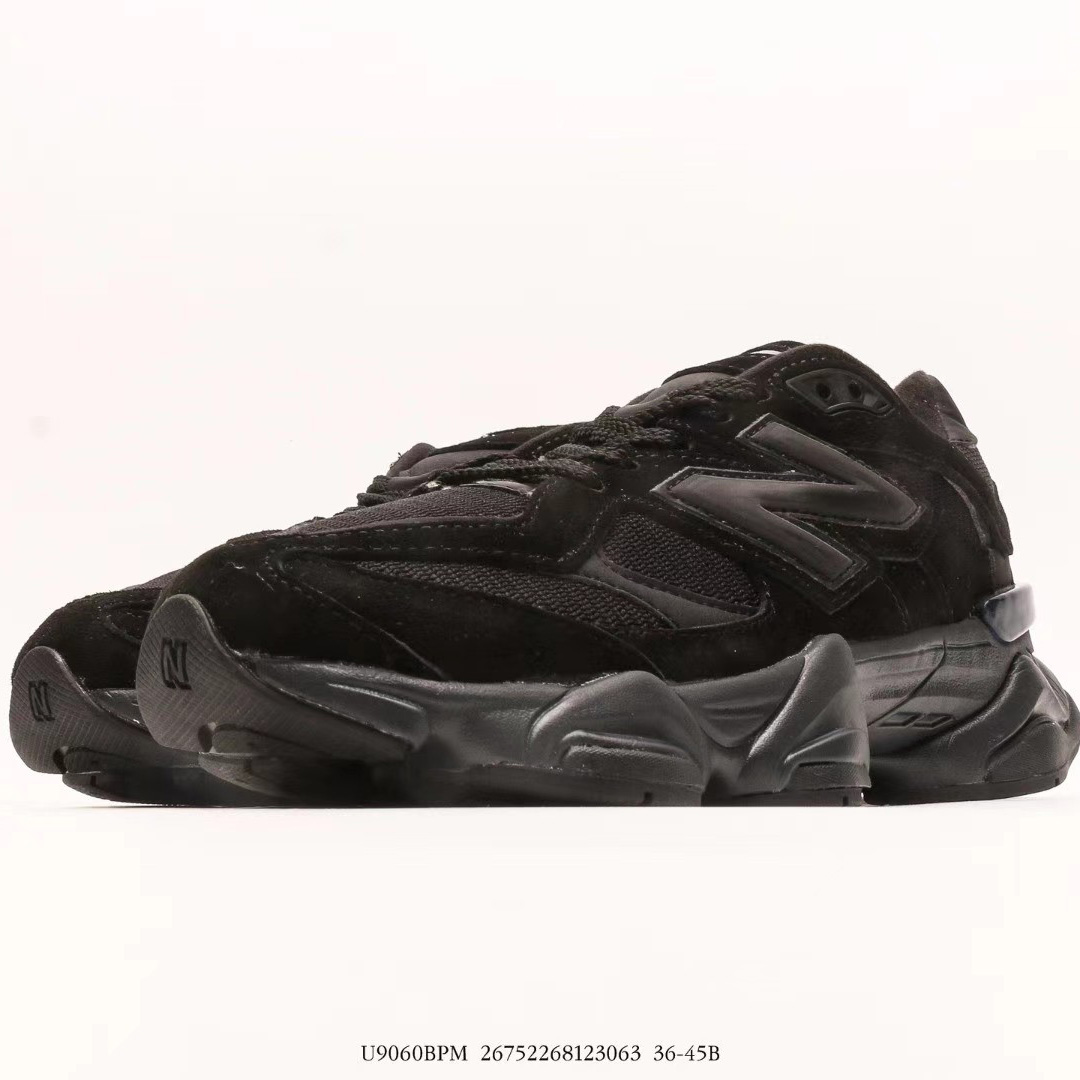 New Balance NB 9060  “Triple Black”  Sneakers      U9060BPM - DopestKickz