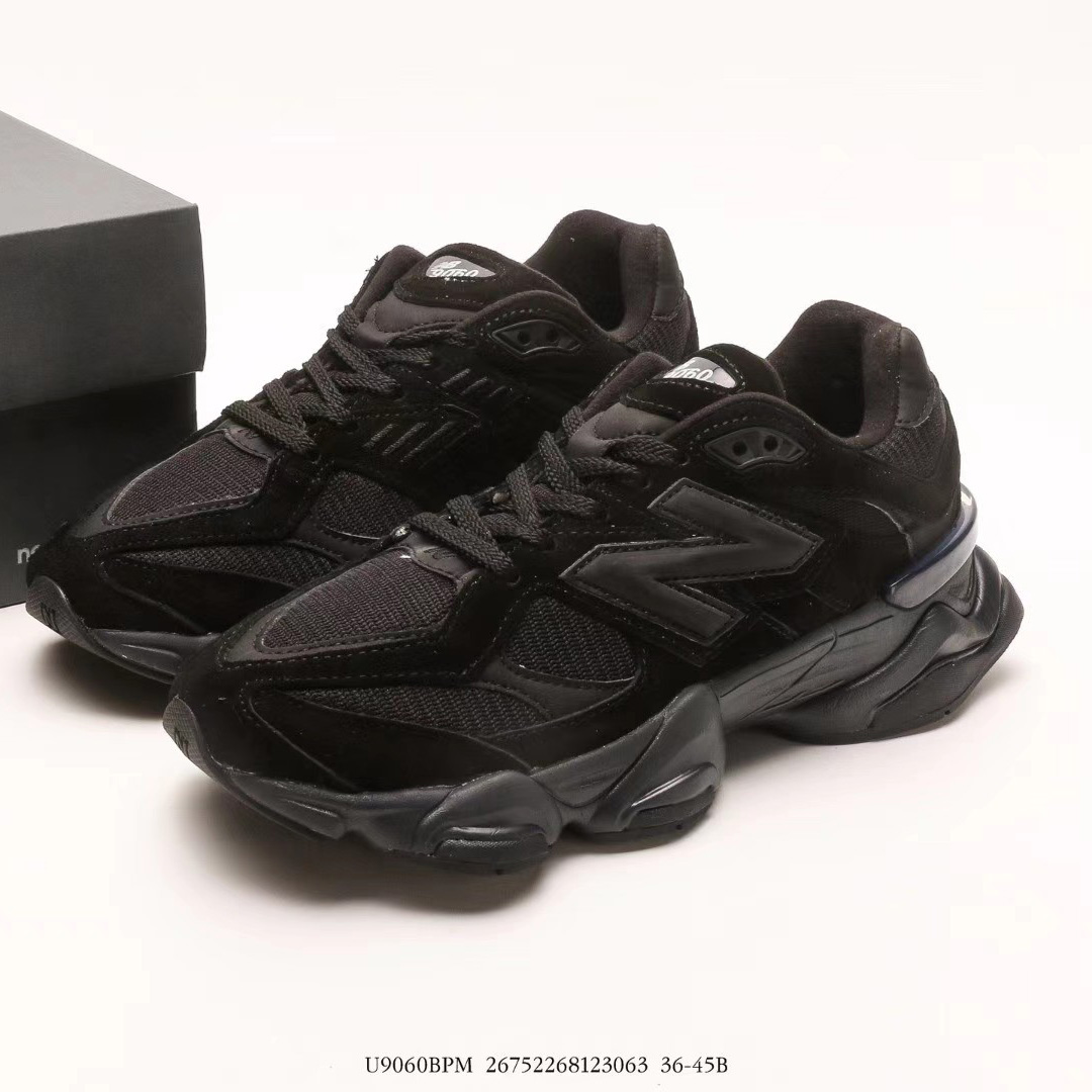 New Balance NB 9060  “Triple Black”  Sneakers      U9060BPM - DopestKickz