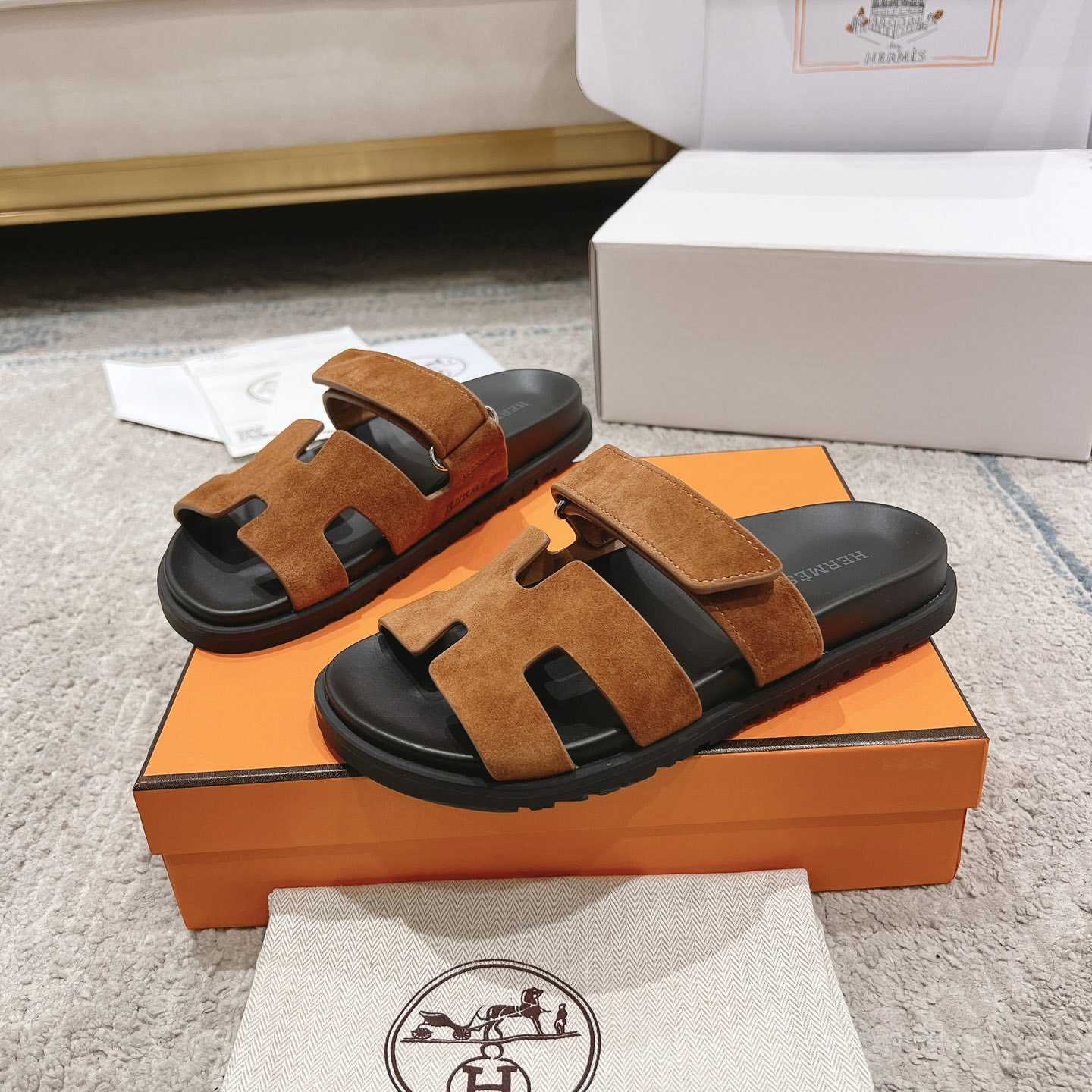 Hermes Chypre Sandal - DopestKickz