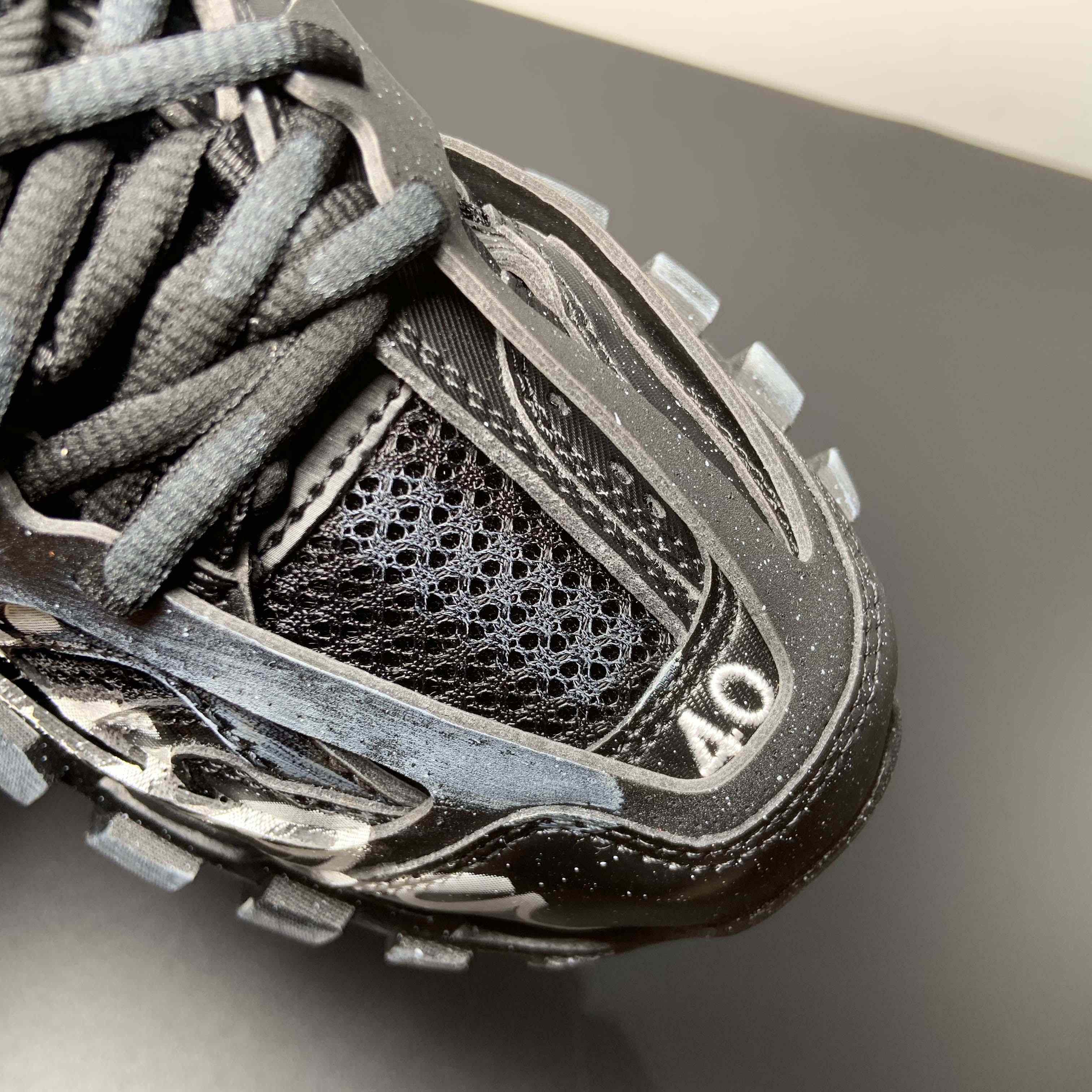 Balenciaga Track Signature Sneaker in black - DopestKickz