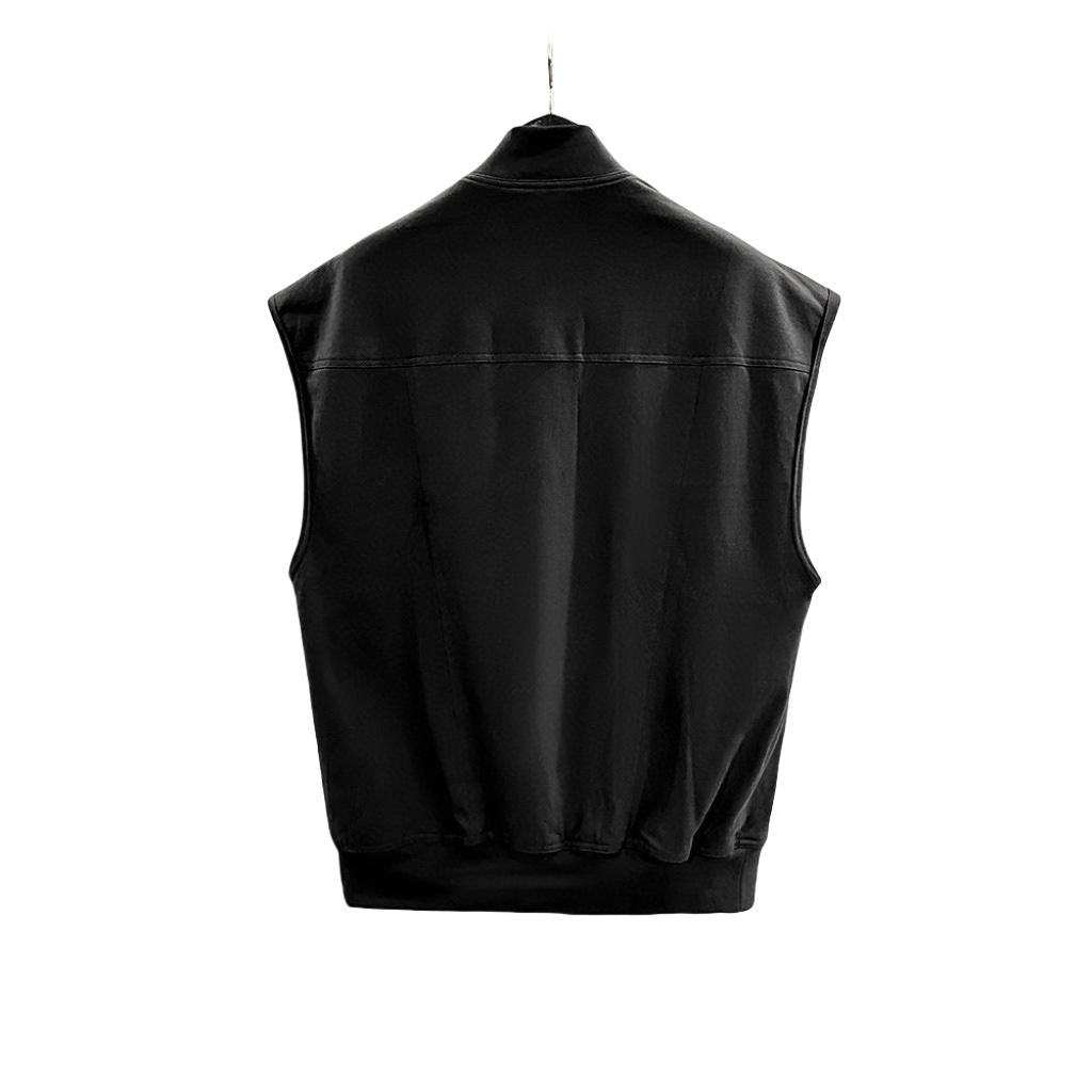 Rick Owens DRKSHDW Zip-up Cotton Vest - DopestKickz