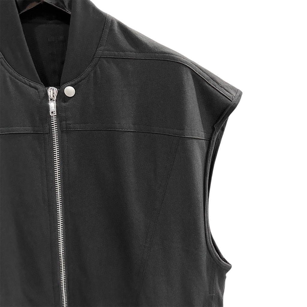 Rick Owens DRKSHDW Zip-up Cotton Vest - DopestKickz