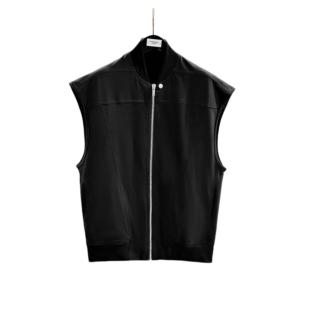 Rick Owens DRKSHDW Zip-up Cotton Vest - DopestKickz