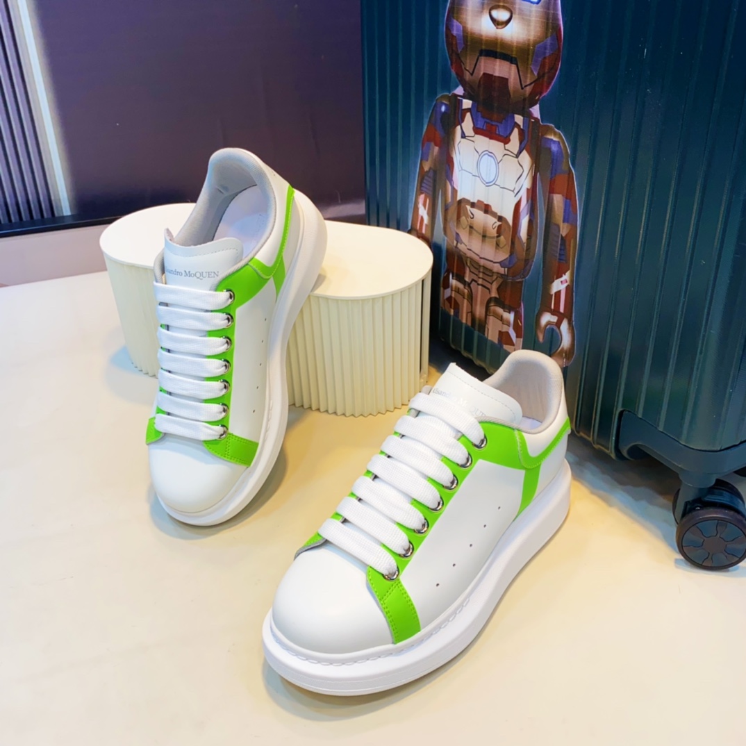 Alexander Mcqueen Oversized Sneaker 'White Green Ombre' - DopestKickz