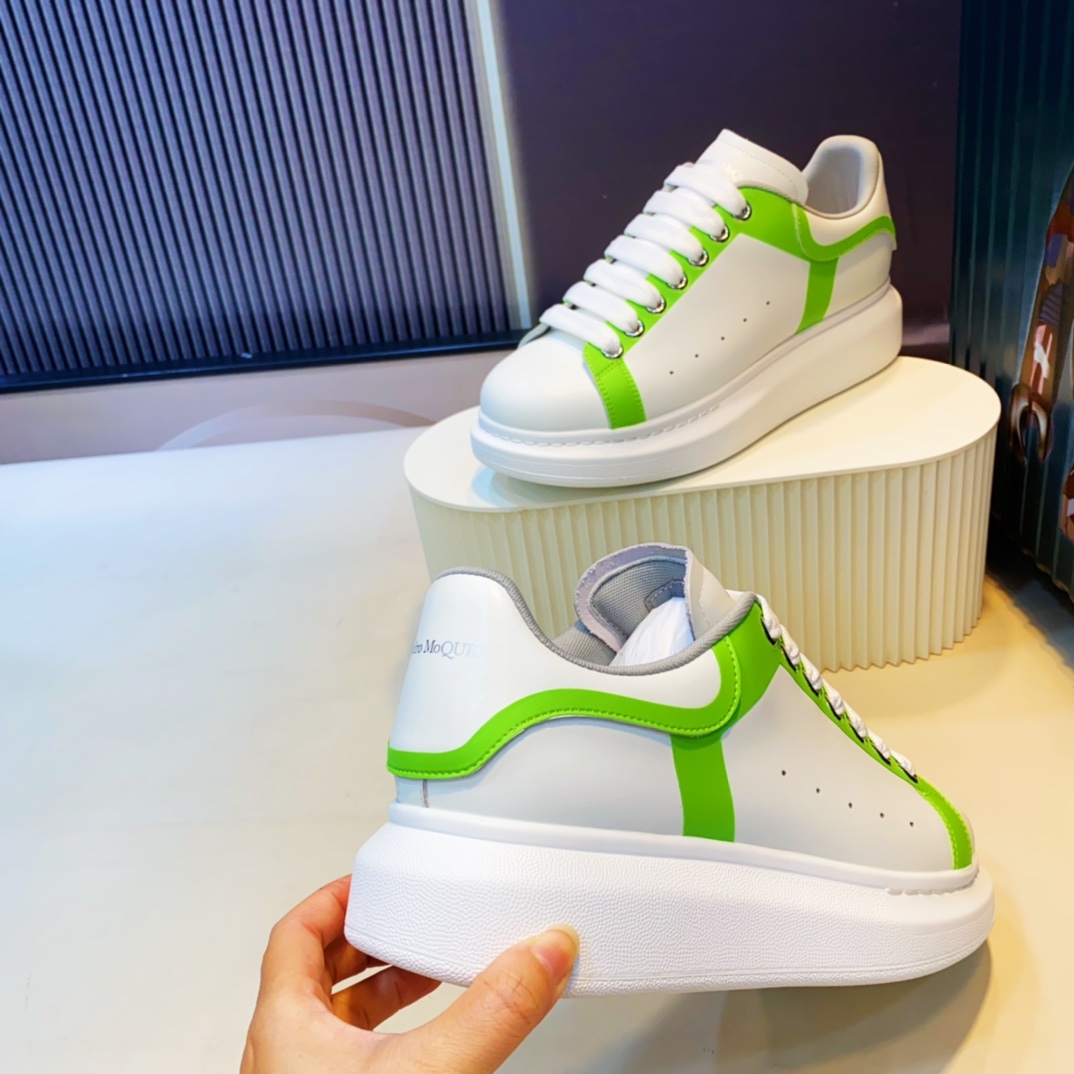 Alexander Mcqueen Oversized Sneaker 'White Green Ombre' - DopestKickz