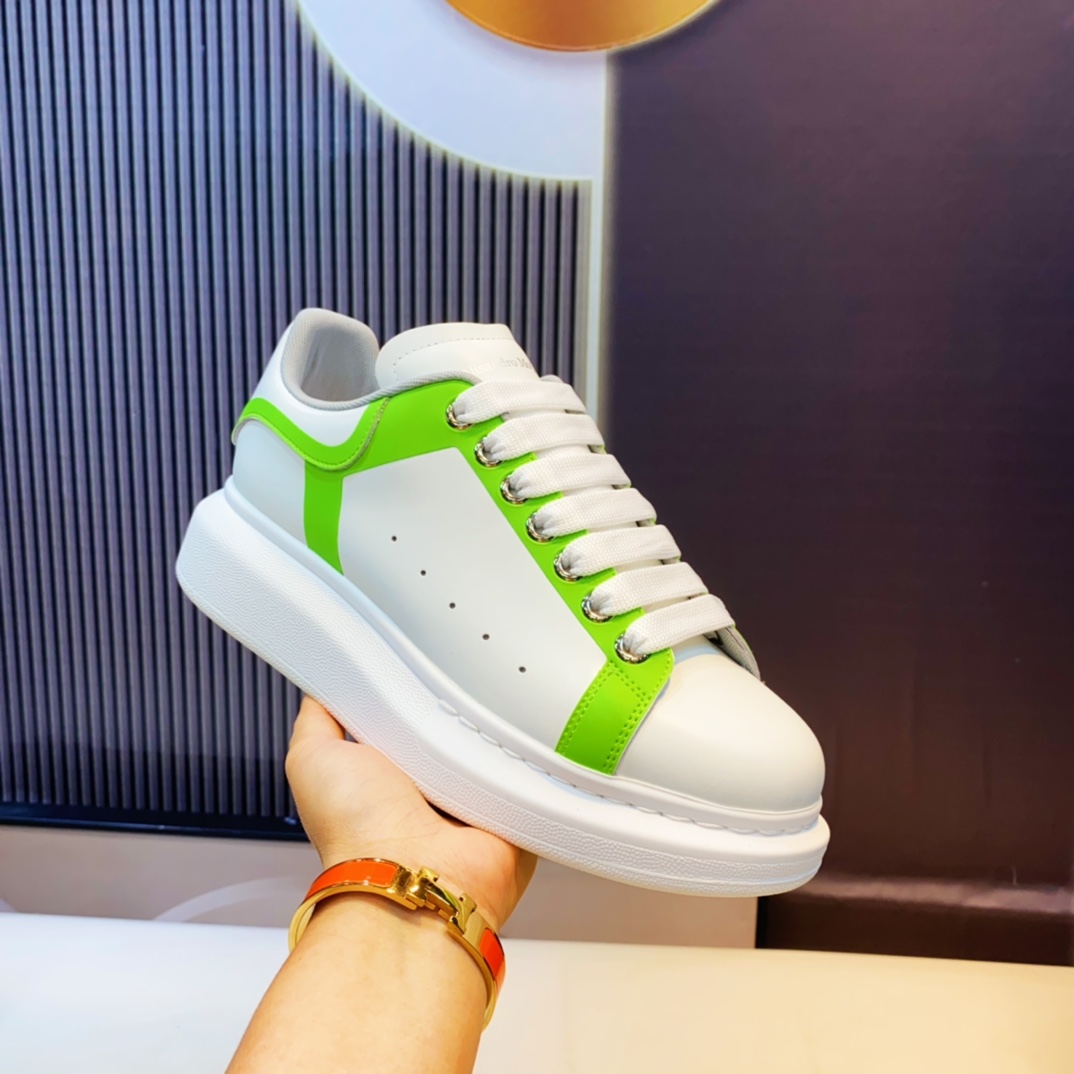 Alexander Mcqueen Oversized Sneaker 'White Green Ombre' - DopestKickz