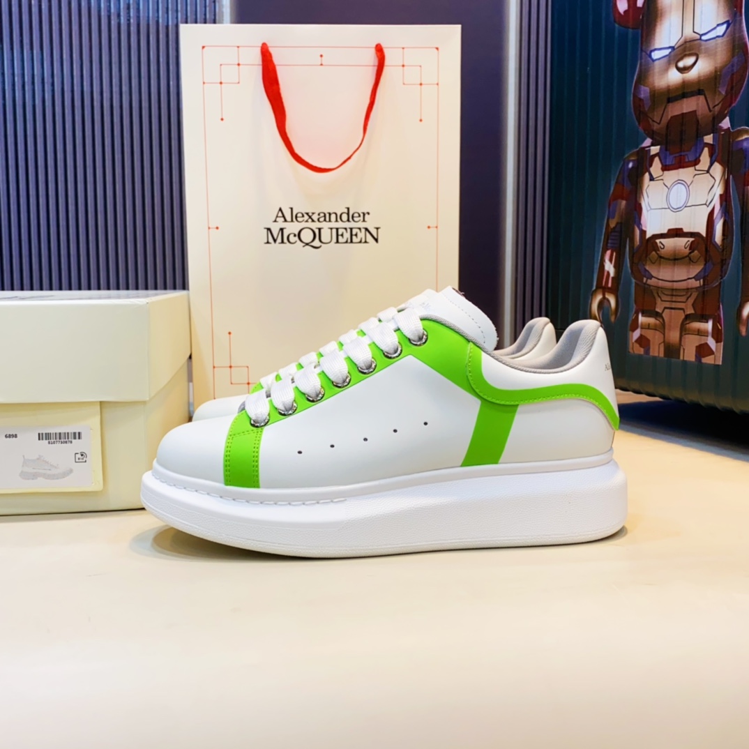 Alexander Mcqueen Oversized Sneaker 'White Green Ombre' - DopestKickz