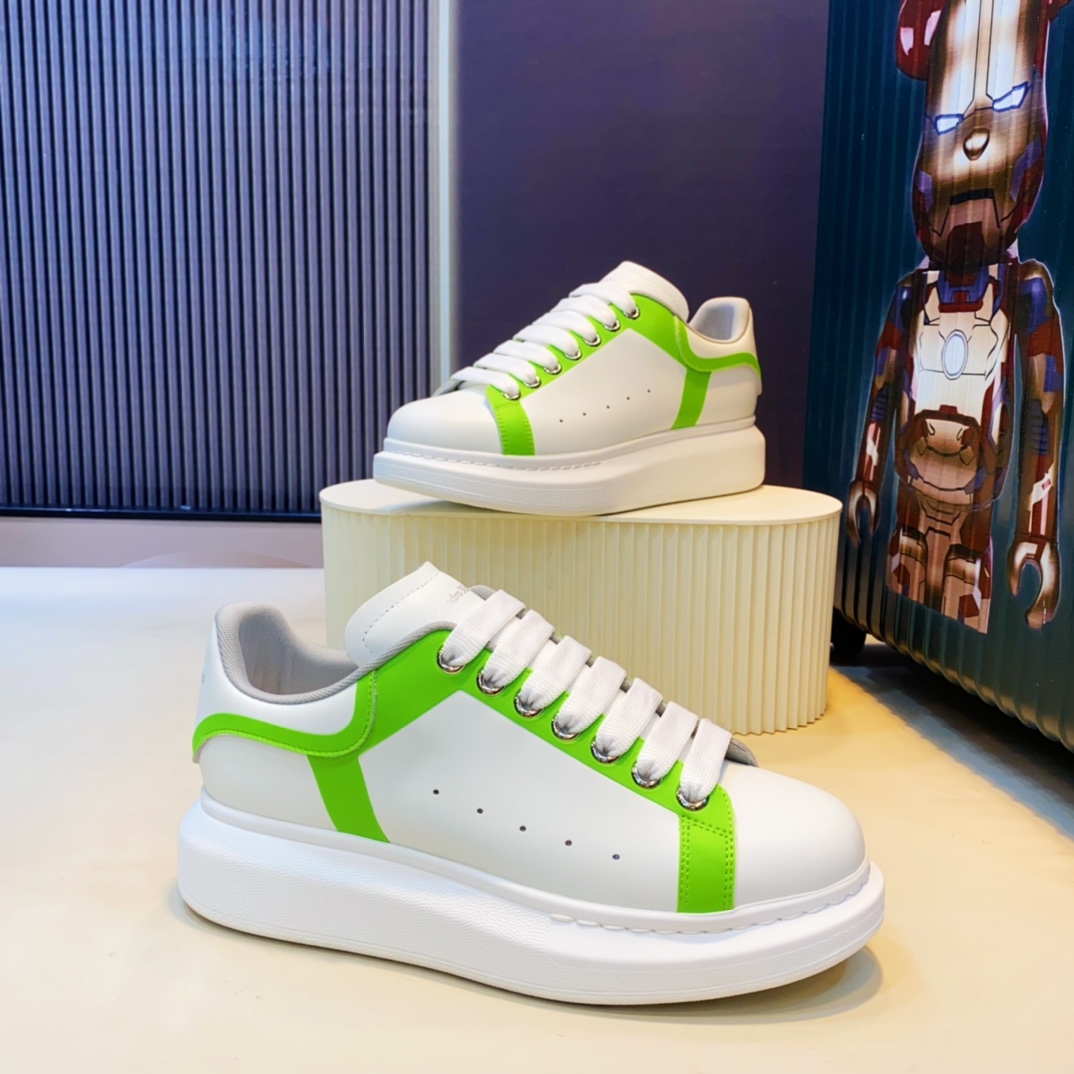 Alexander Mcqueen Oversized Sneaker 'White Green Ombre' - DopestKickz