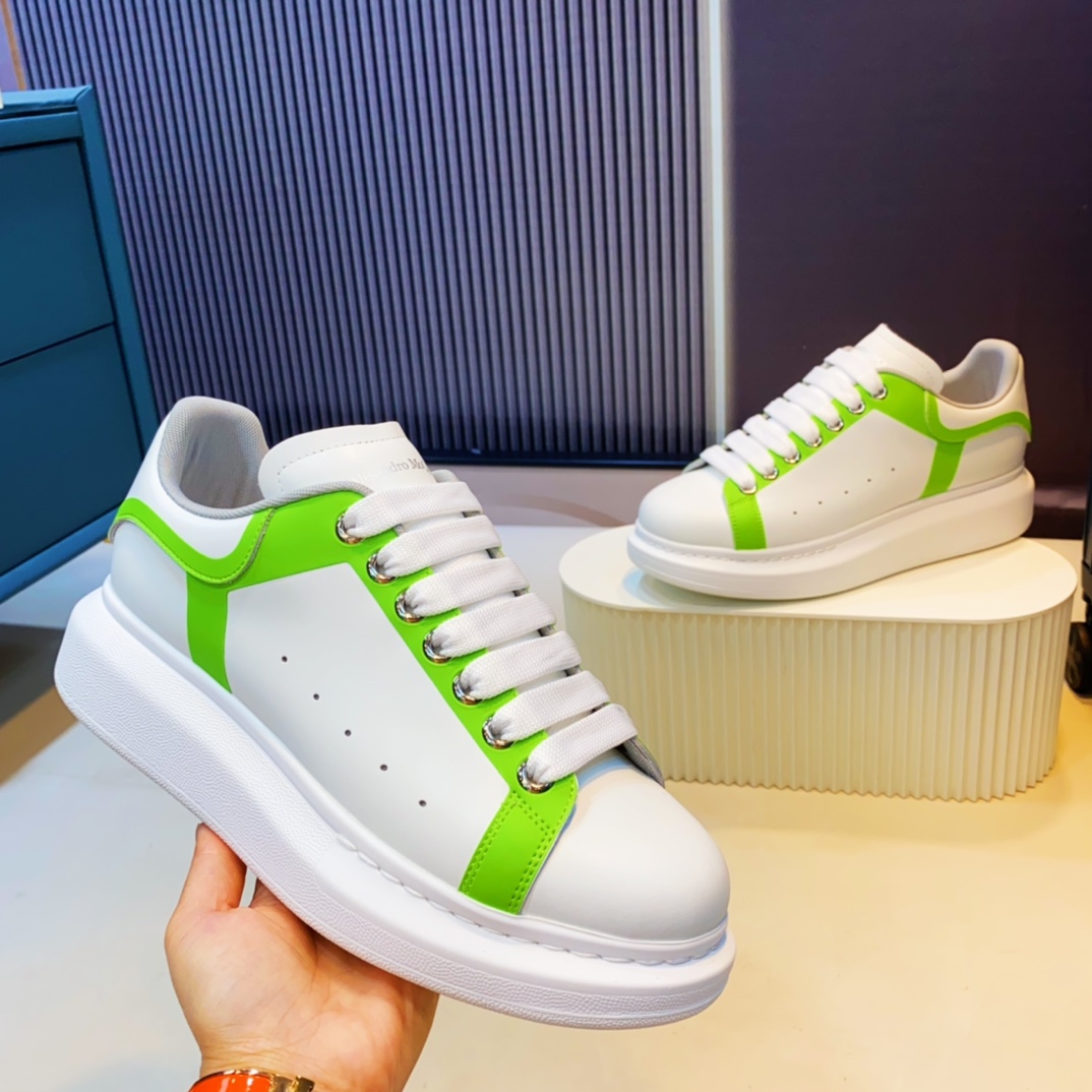 Alexander Mcqueen Oversized Sneaker 'White Green Ombre' - DopestKickz